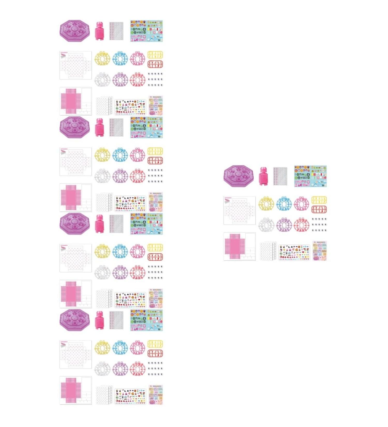 FOMIYES 5 Sets Children's Nail Art Toys Nail Kit for Kids Kid Nail Polish Kids Toys Kids Nail Kit Makeup Toys Toddler Nail Polish for Toddlers 3d Girl Birthday Present Plastic - Buy Online on SooperMarket.com