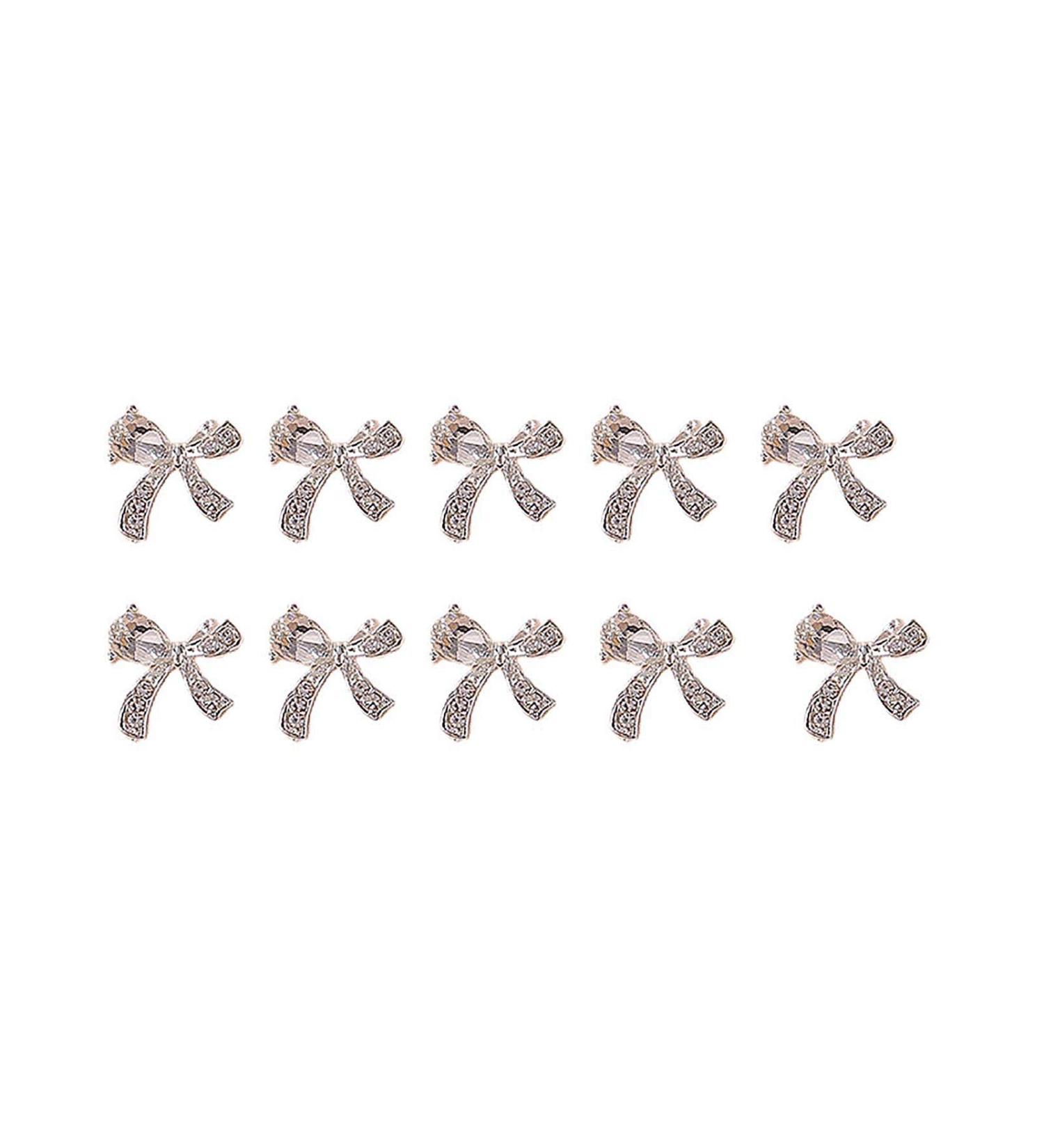 Shop SANWOOD 10pcs Nail Ornament Set - DIY Jewelry Glitter Varnish for Stunning Nail Art Accessories - Buy Online on SooperMarket.com