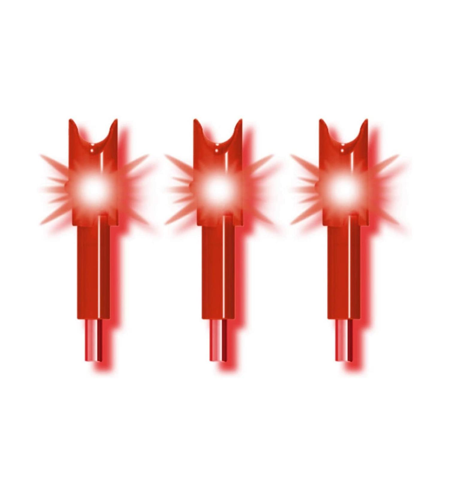 TenPoint Alpha-Brite Lighted Crossbow Nock Red - Pack of 3 | Compatible with TenPoint, Wicked Ridge & Horton Innovations Crossbows - Buy Online on SooperMarket.com