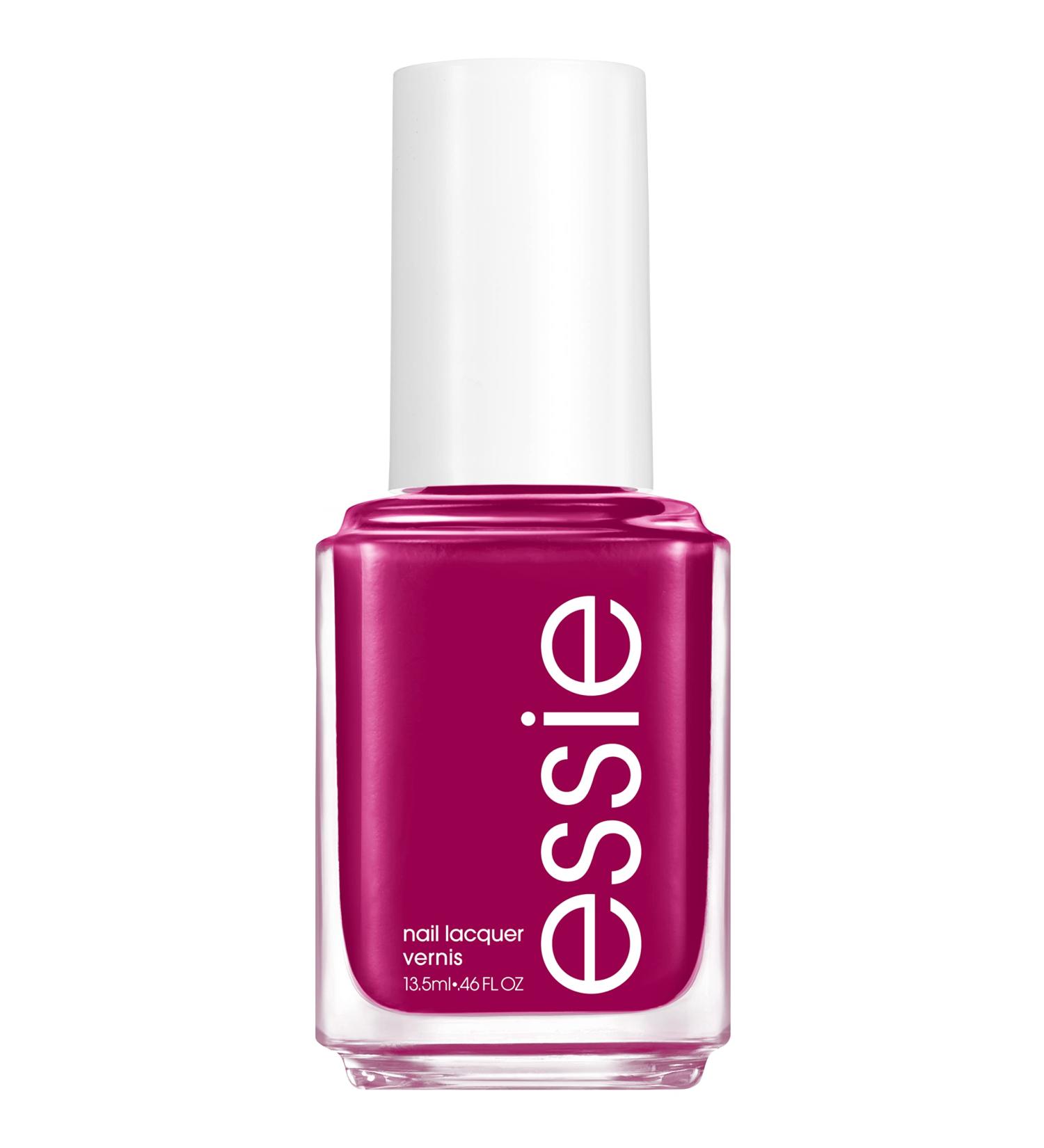 essie Salon-Quality Nail Polish 8-Free Vegan Vibrant Plum Flowerista 0.46 fl oz