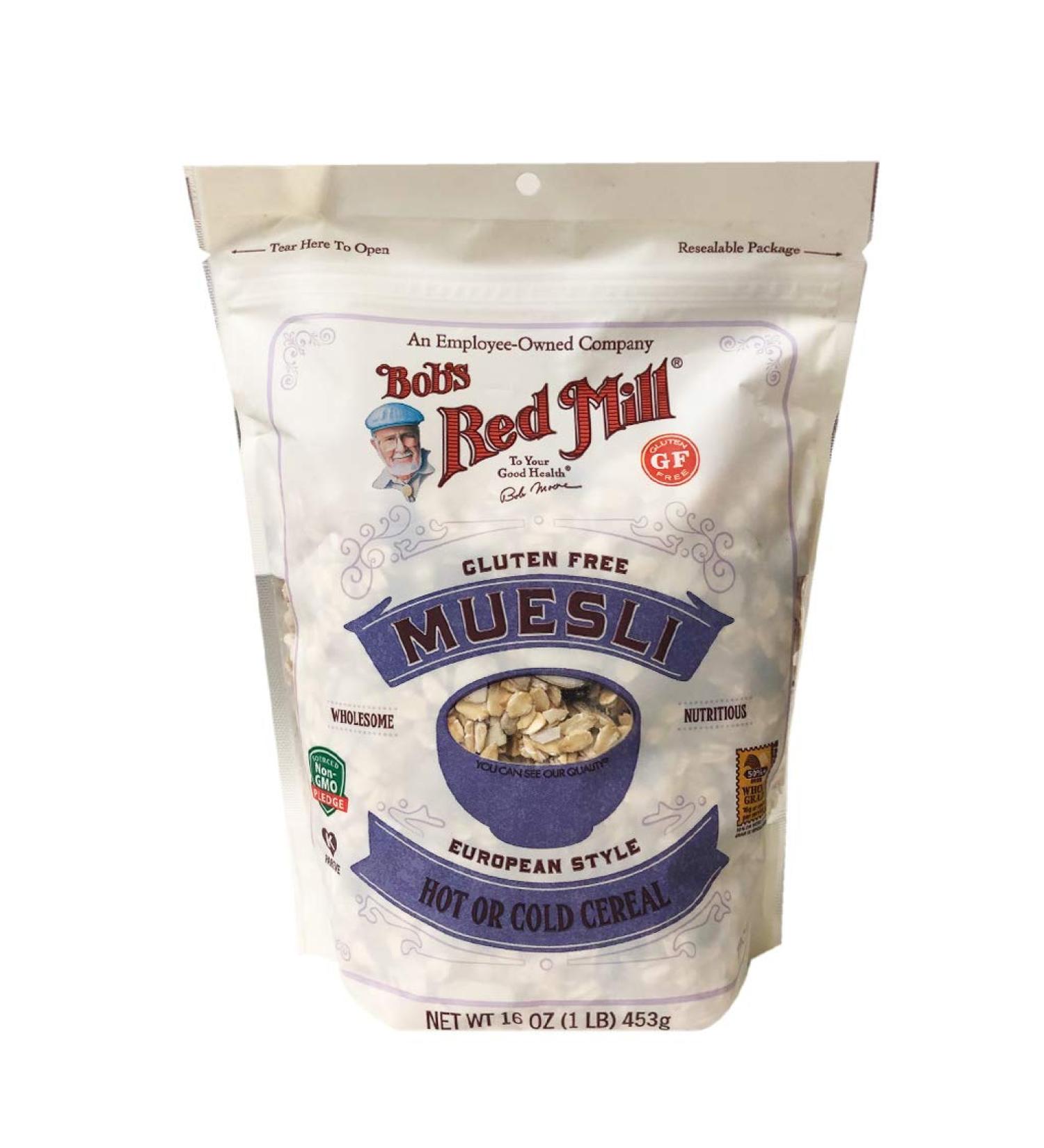 Bob's Red Mill New European Style Hot or Cold Cereal Museli 14oz, 1 Pack (Original) Original 1 Pound (Pack of 1)