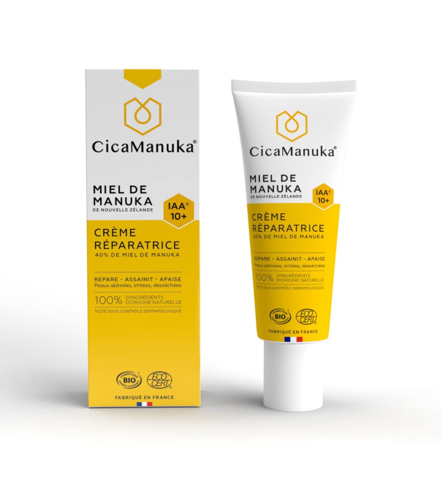 CicaManuka Repairing Cream 40% of Manuka Honey IAA 10+ Organic 40ml - Buy Online on SooperMarket.com