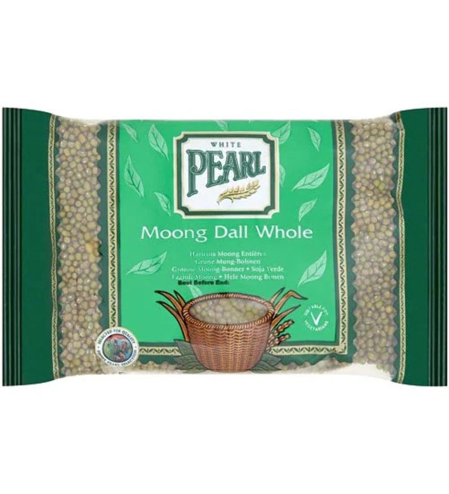 White Pearl Moong Whole 2kg-Food