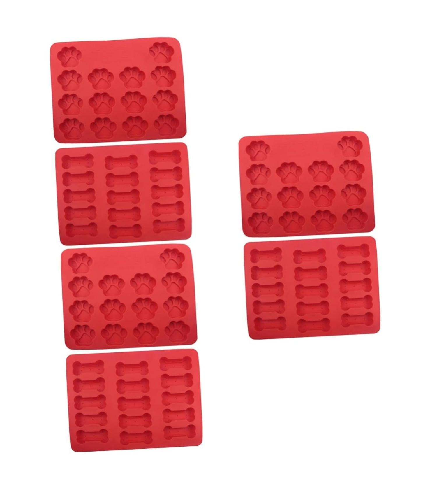 FRCOLOR 6 Pcs Cajas para Con Chocolate Cookie Cake Silicone Cupcake Cake Mold Silicone Dog Bone Cake Molding Dog Paw Cake Mold Cake Mold for Baking Animal Cute mediumx3pcs - Buy Online on SooperMarket.com