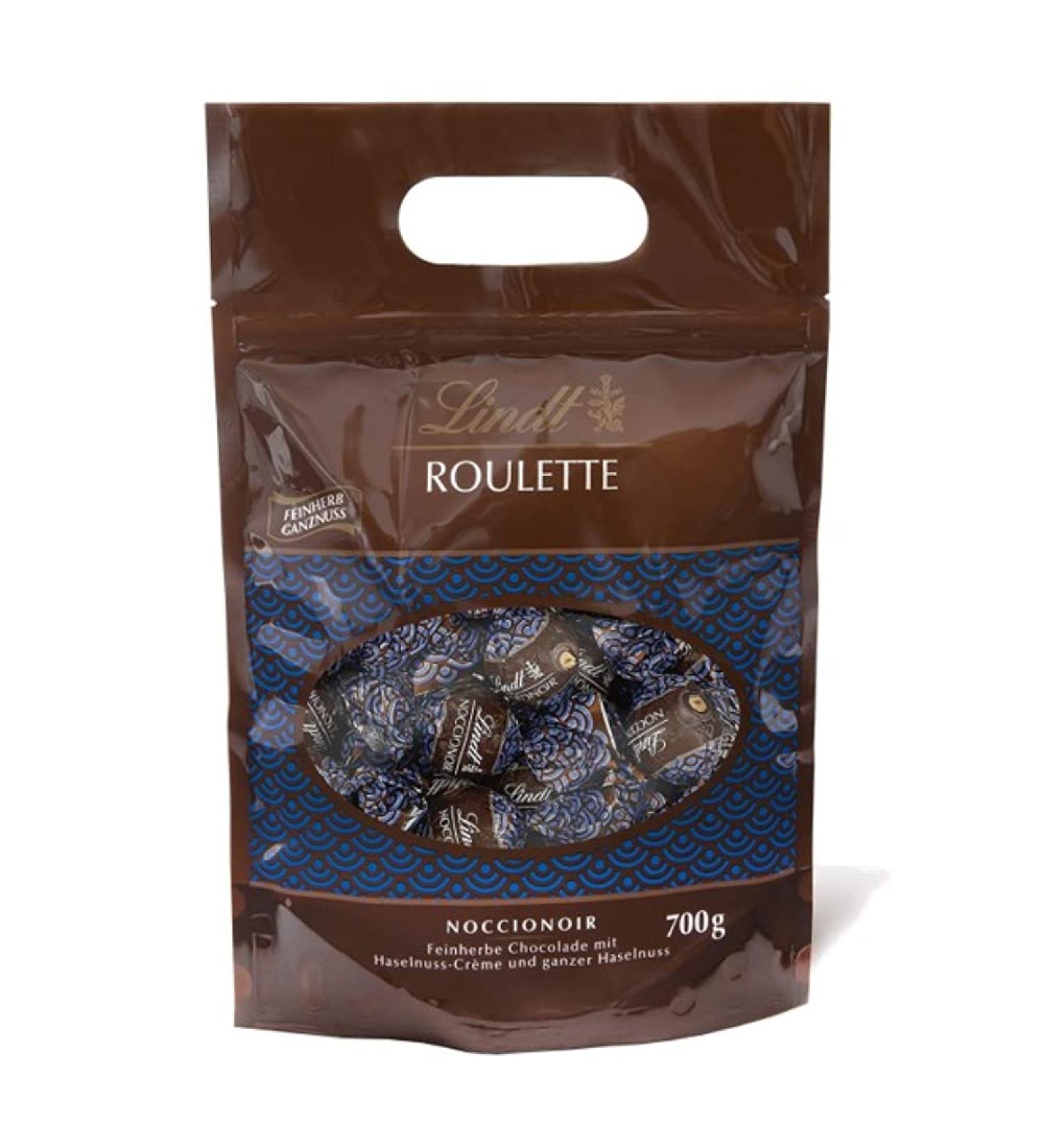 Lindt Chocolate Roulette Balls Noccionoir 700g | Fine Hazelnut Chocolate Pralines | Gourmet Gift Pack - Buy Online on SooperMarket.com
