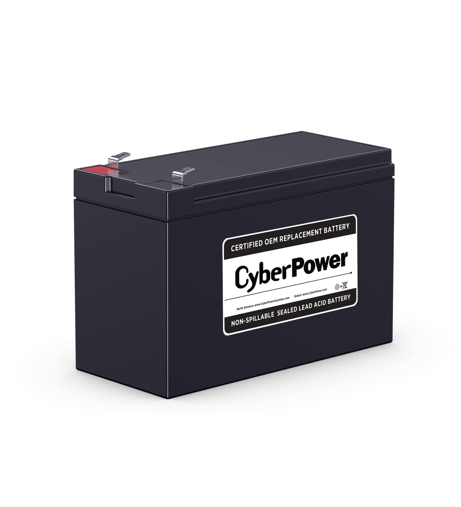 Buy CyberPower RB1280 UPS Replacement Battery Cartridge - Maintenance-Free 12V/8Ah User Installable - International Shipping Available - Buy Online on SooperMarket.com