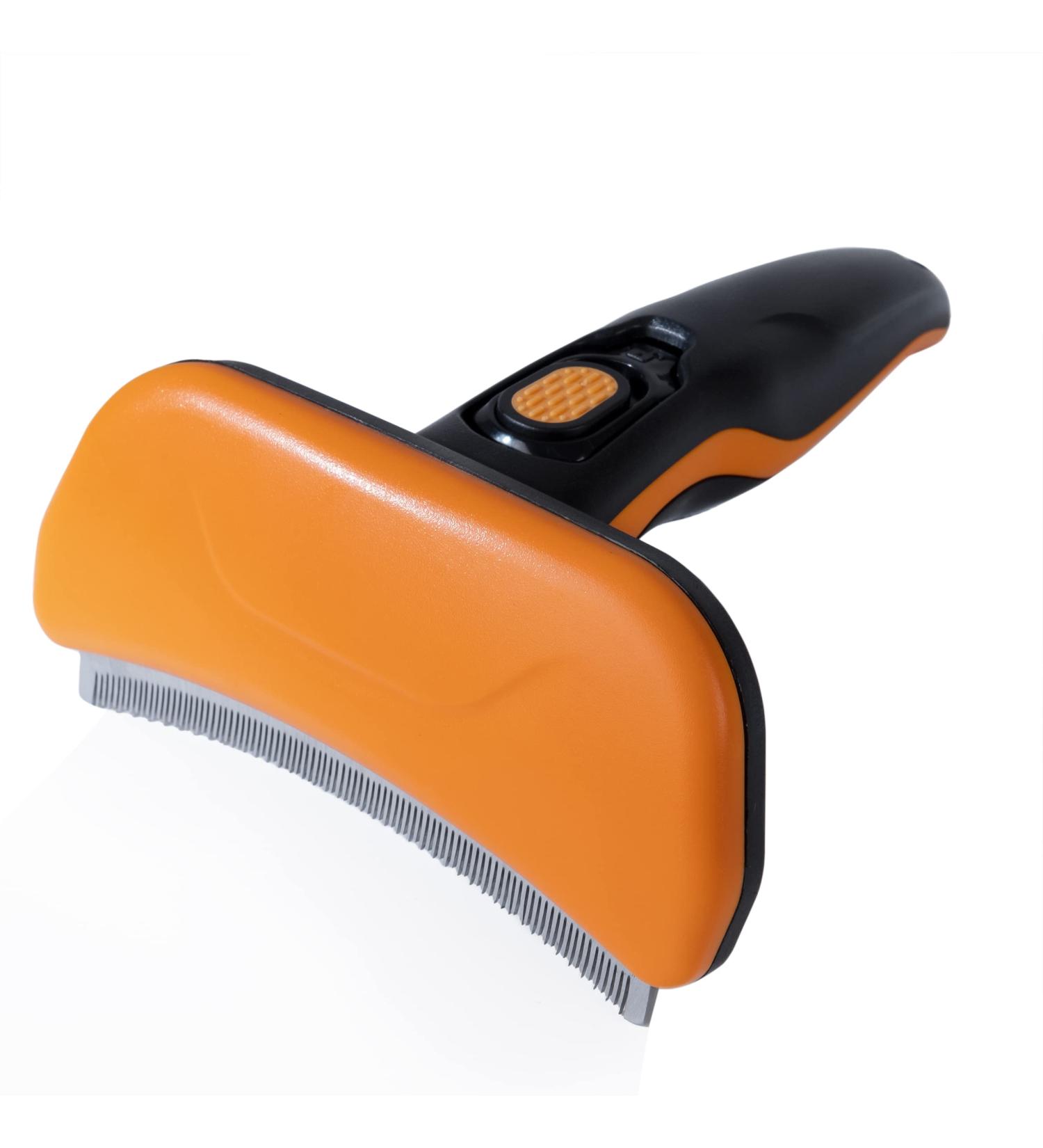 POLYTE Pet Grooming Comb and Deshedding Tool with Retractable Blade - Buy Online on SooperMarket.com