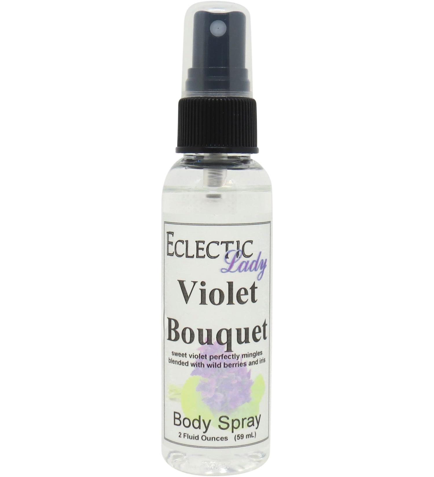 Violet Bouquet Body Spray 2 ounces Body Mist for Women with Clean Light & Gentle Fragrance Long Lasting Perfume with Comforting Scent for Men & Women Cologne with Soft Subtle Aroma For Daily Use 2 Fluid Ounces - Buy Online on SooperMarket.com