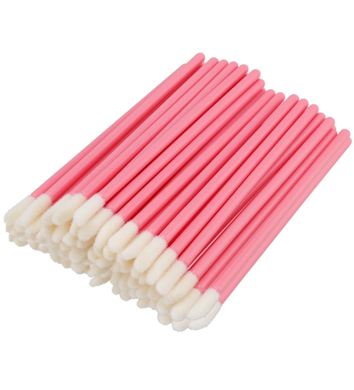 ZEONHEI 300 PCS 95mm Disposable Lip Brushes Lip Gloss Brush Lipstick Concealer Brushes Pink Lip Wands Applicator Tool for Lips Makeup Application - Buy Online on SooperMarket.com