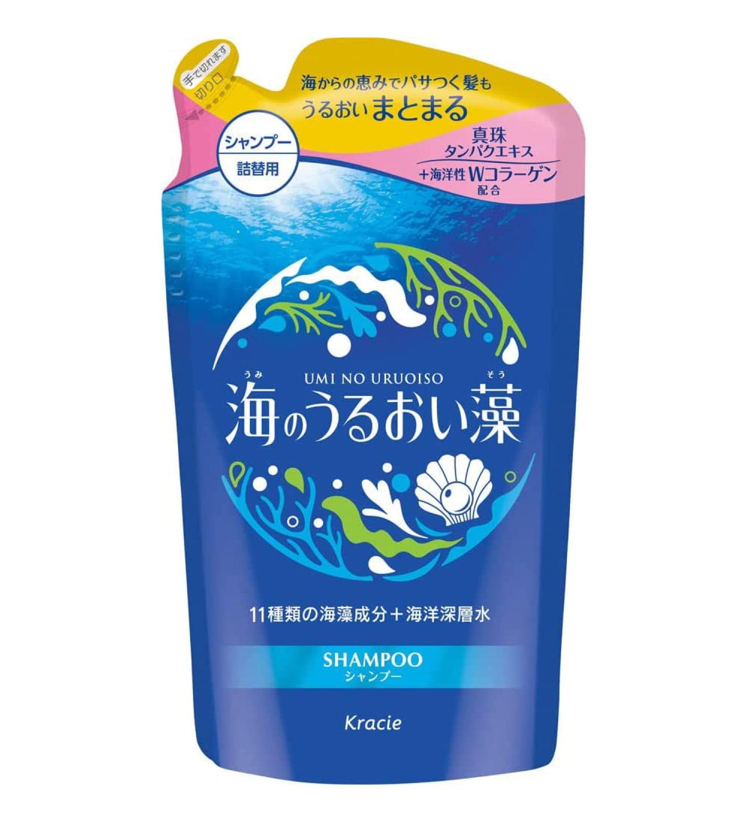 Kracie Umino Uruoisou Moisturizing Care Shampoo Refill 400ml