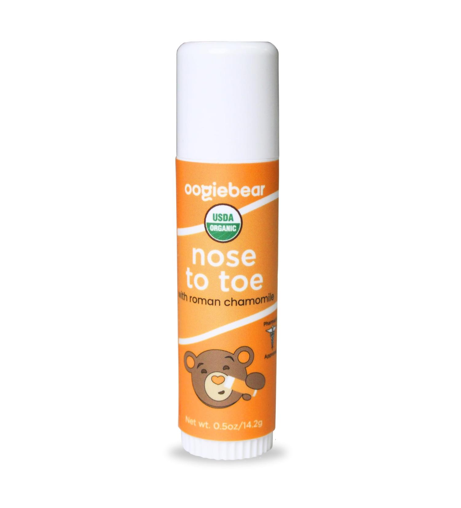 Buy Oogiebear Nose to Toe Baby Body Balm | USDA Organic Moisturizer with Olive & Coconut Oil for Babies 3 Months+ | 0.5 Oz - Buy Online on SooperMarket.com