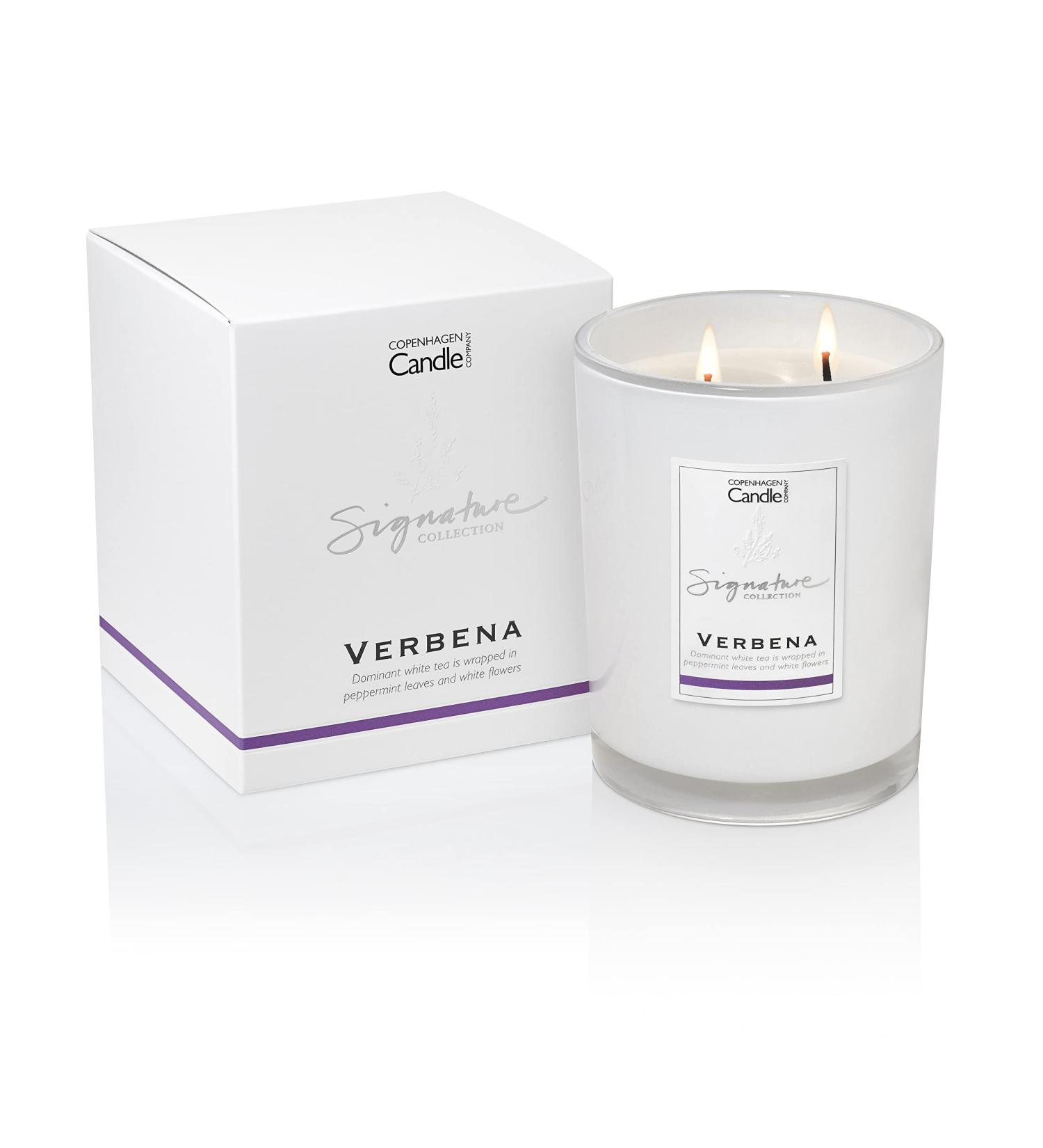 Luxury Scented Candle Gift for Women | Natural Wax Blend | 65 Hours Burn Time | Hotel Collection - Verbena (21oz) - Buy Online on SooperMarket.com