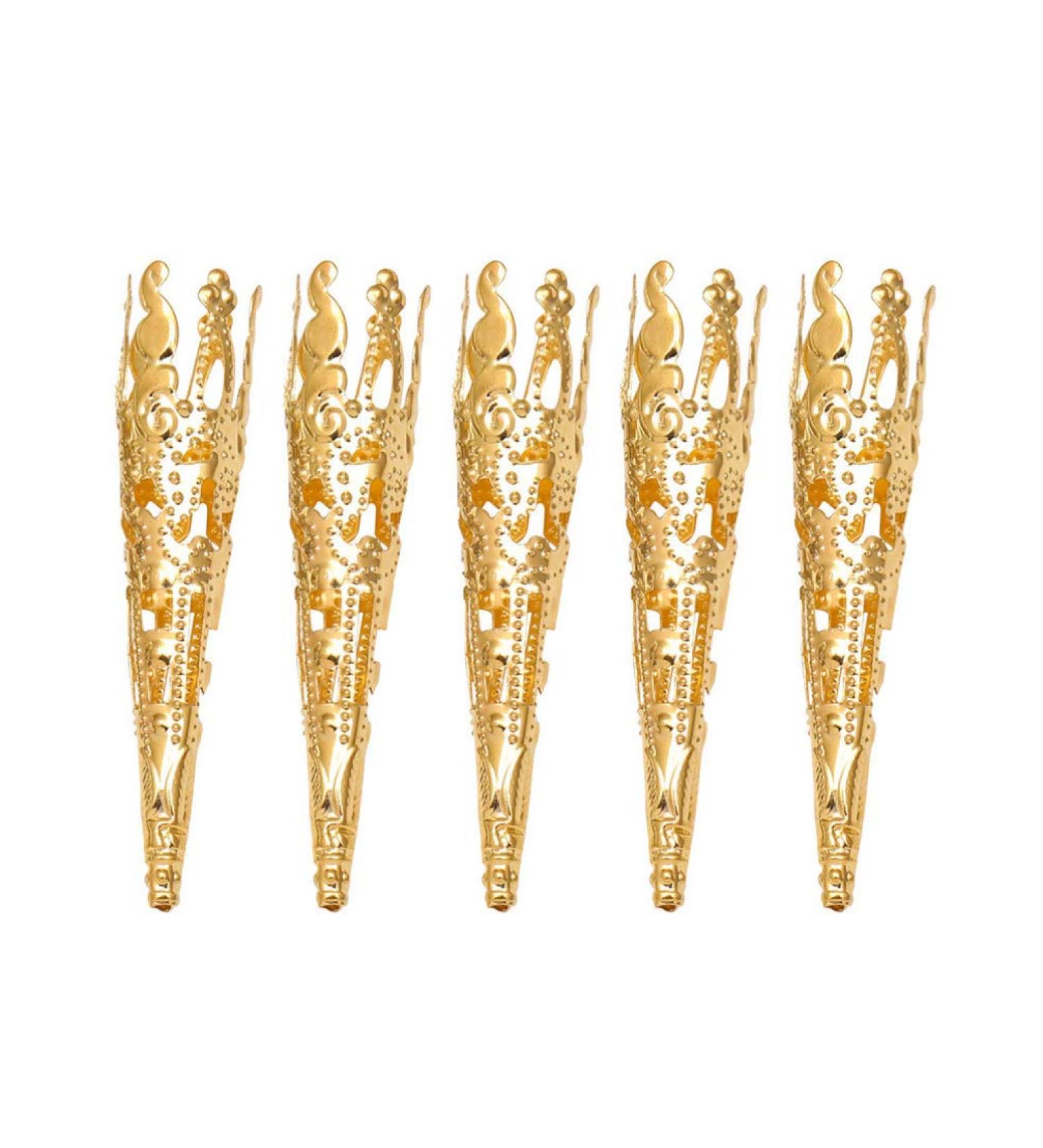 ARTIBETTER 100pcs Flower Bead Caps - Tibetan Style Metal Filigree Cones for DIY Jewelry Making (Golden) - Buy Online on SooperMarket.com