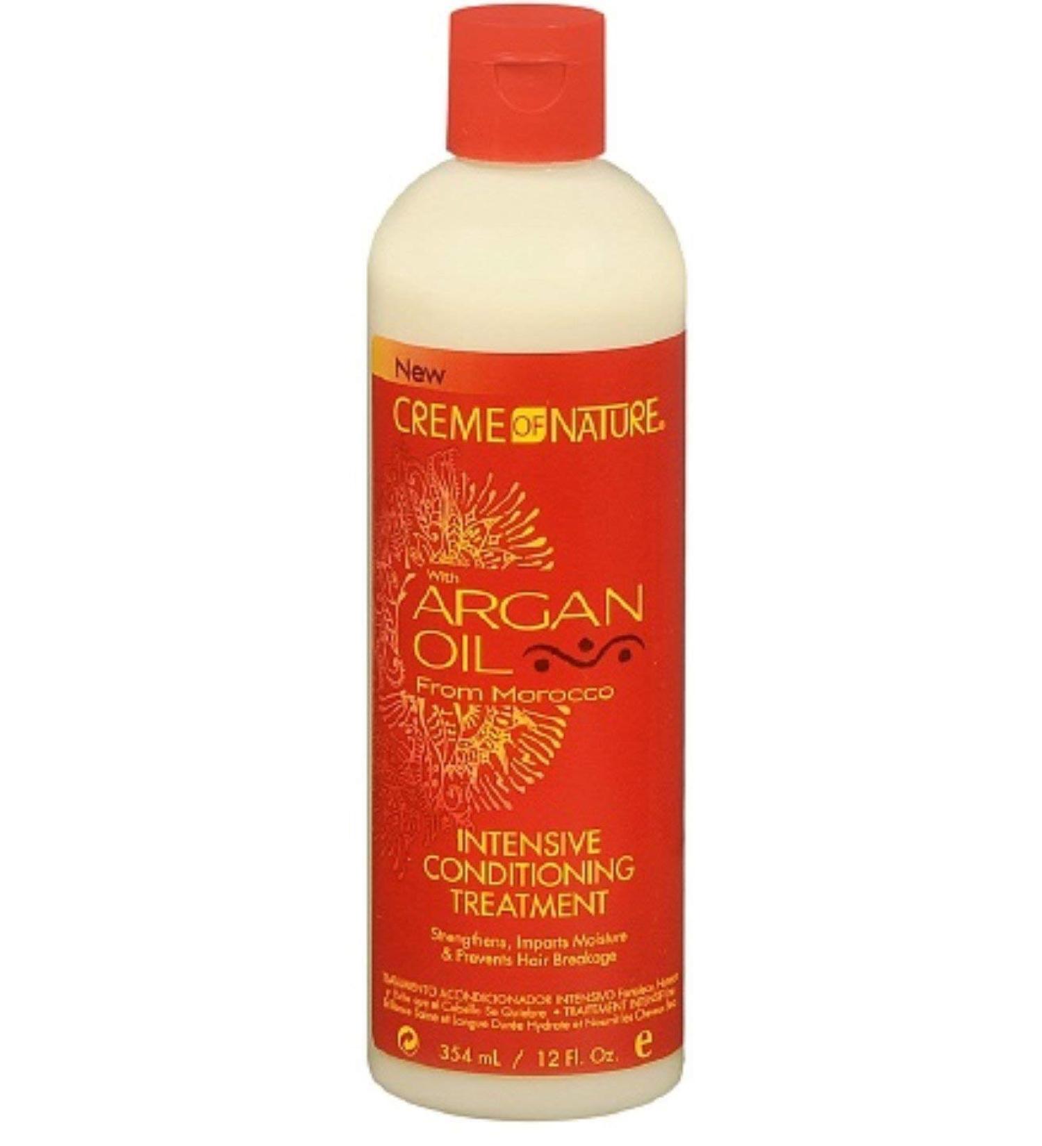 U/S/H/ Crm/Nat Argan Oil Size 12z U/S/H/ Creme Of Nature Argan Oil Intense Treatment 12z