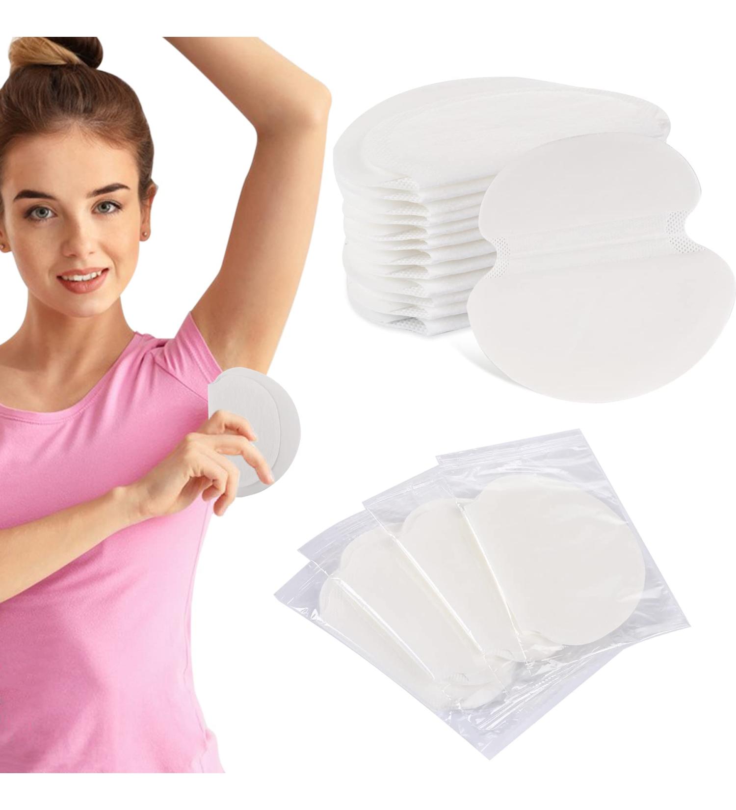 60 Pcs Pure Cotton Armpit Sweat Pads for Women and Men - Disposable, Comfortable, Extra Adhesive - Sweat Absorption - Non Visible - Unflavored - Buy Online on SooperMarket.com