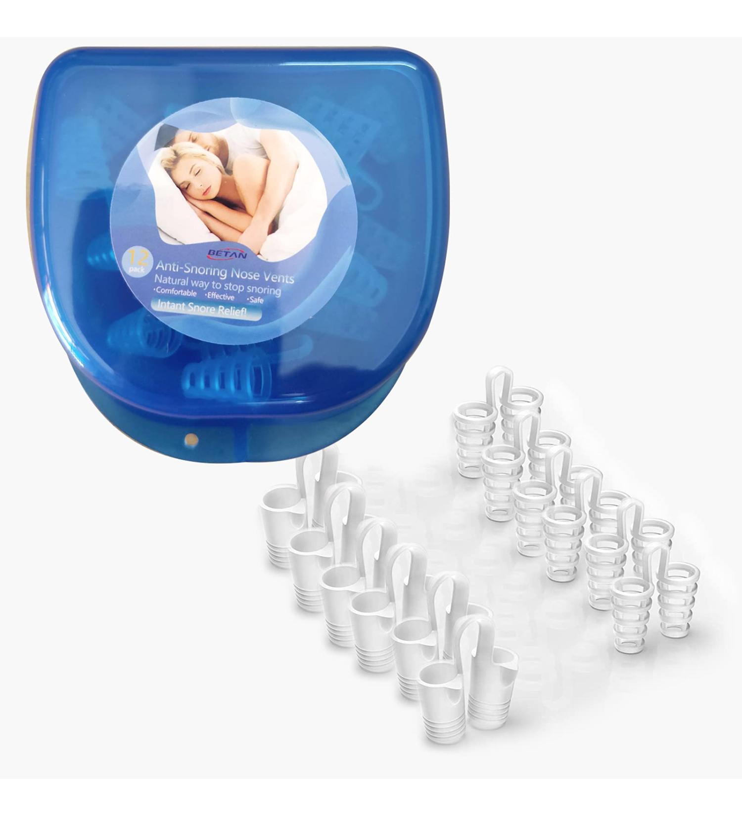 Snore Stopper Set - Comfortable Anti Snoring Device for Men and Women - Silicone Magnetic Nose Vents - Effective Snoring Solution - Nasal Dilator (6+6) - Buy Online on SooperMarket.com