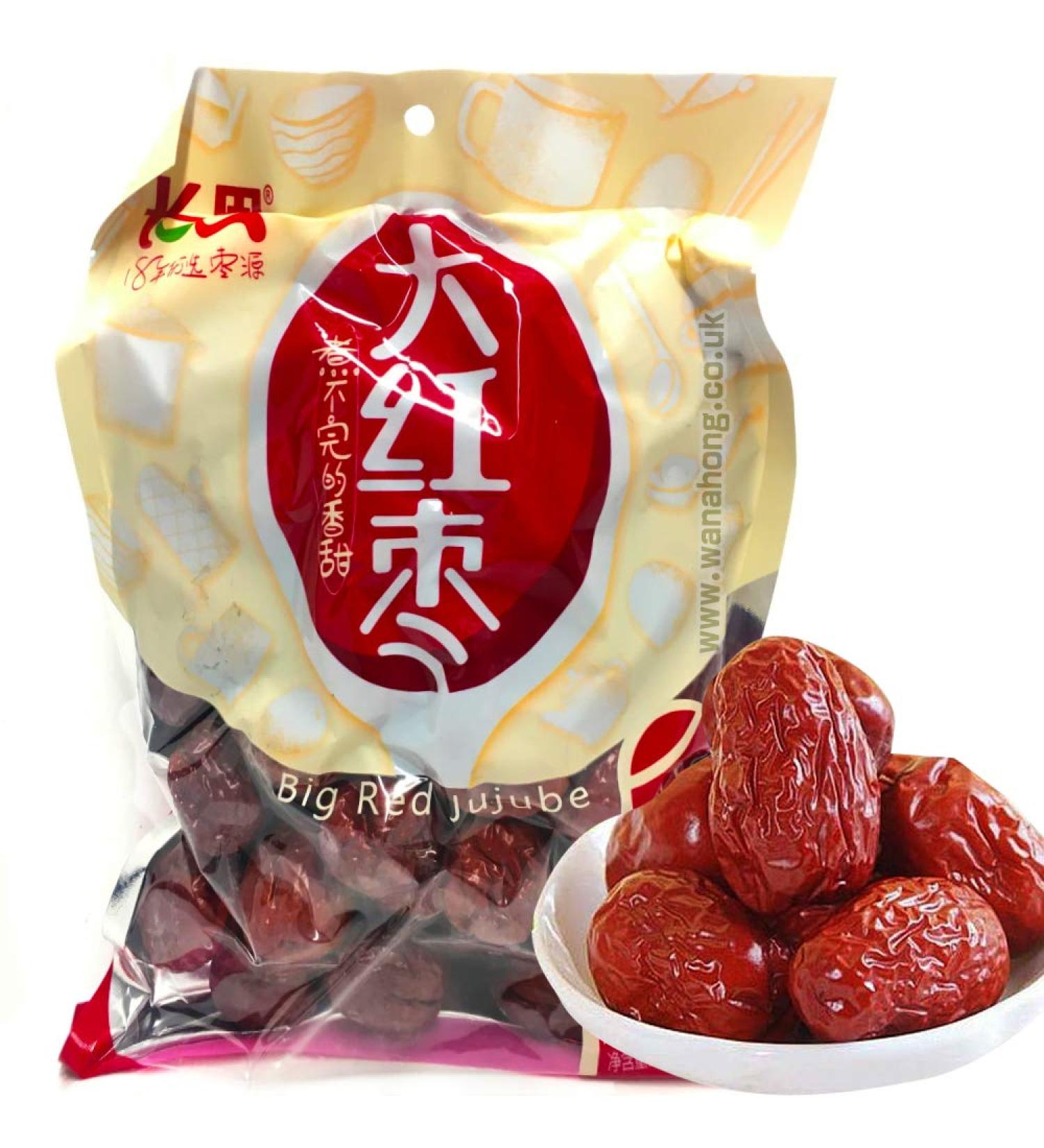 Dried Chinese Big Jujube Red Dates 908G - Buy Online on SooperMarket.com