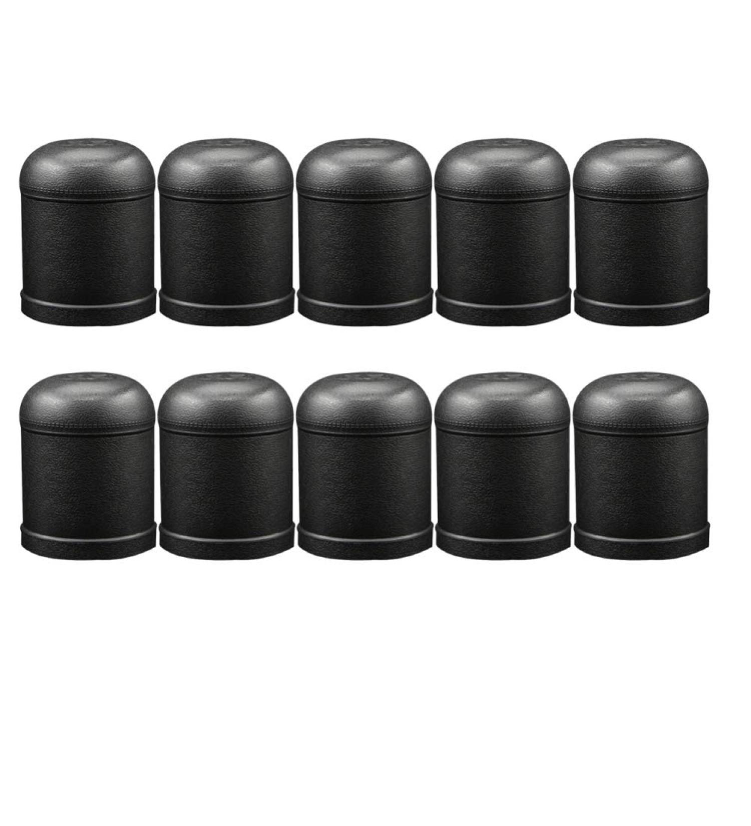 Toyvian 10PCS Rolling Dice Cup - Professional Black Cylindrical Dice Box for Party Entertainment - Buy Online on SooperMarket.com