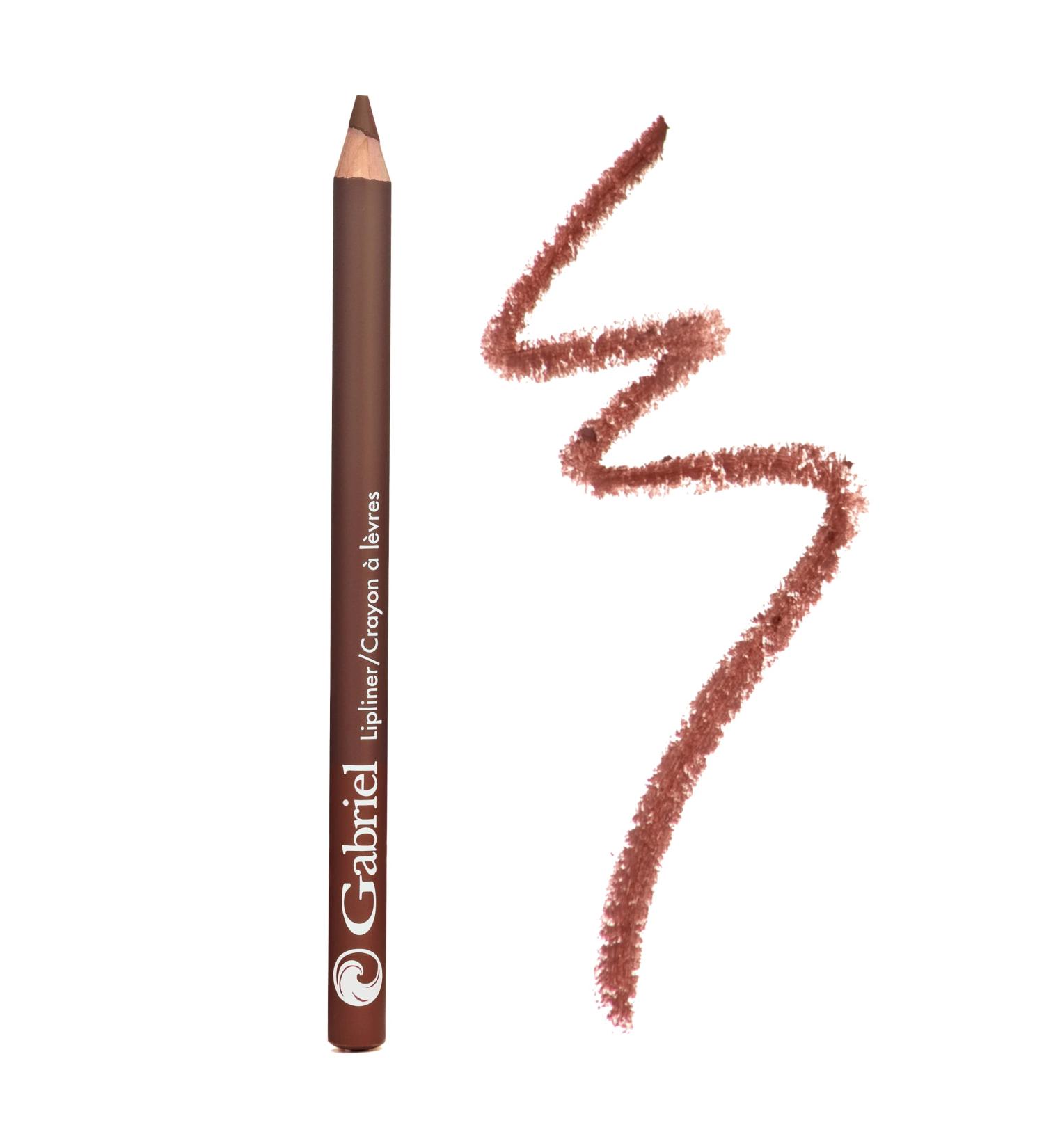 Gabriel Cosmetics Classic Lip Liner in Chestnut - Cocoa Brown/Cool | Paraben-Free, Vegan, Gluten-Free, Cruelty-Free Lipliner with Jojoba Seed Oil and Aloe - 0.04 Oz - Buy Online on SooperMarket.com