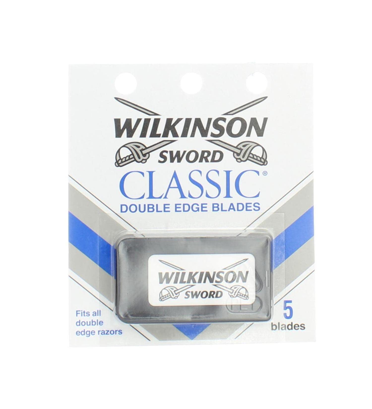 Buy Wilkinson Sword Classic Double Edge Razor Blades - 1 Count (Pack of 5) | International Shipping Available - Buy Online on SooperMarket.com