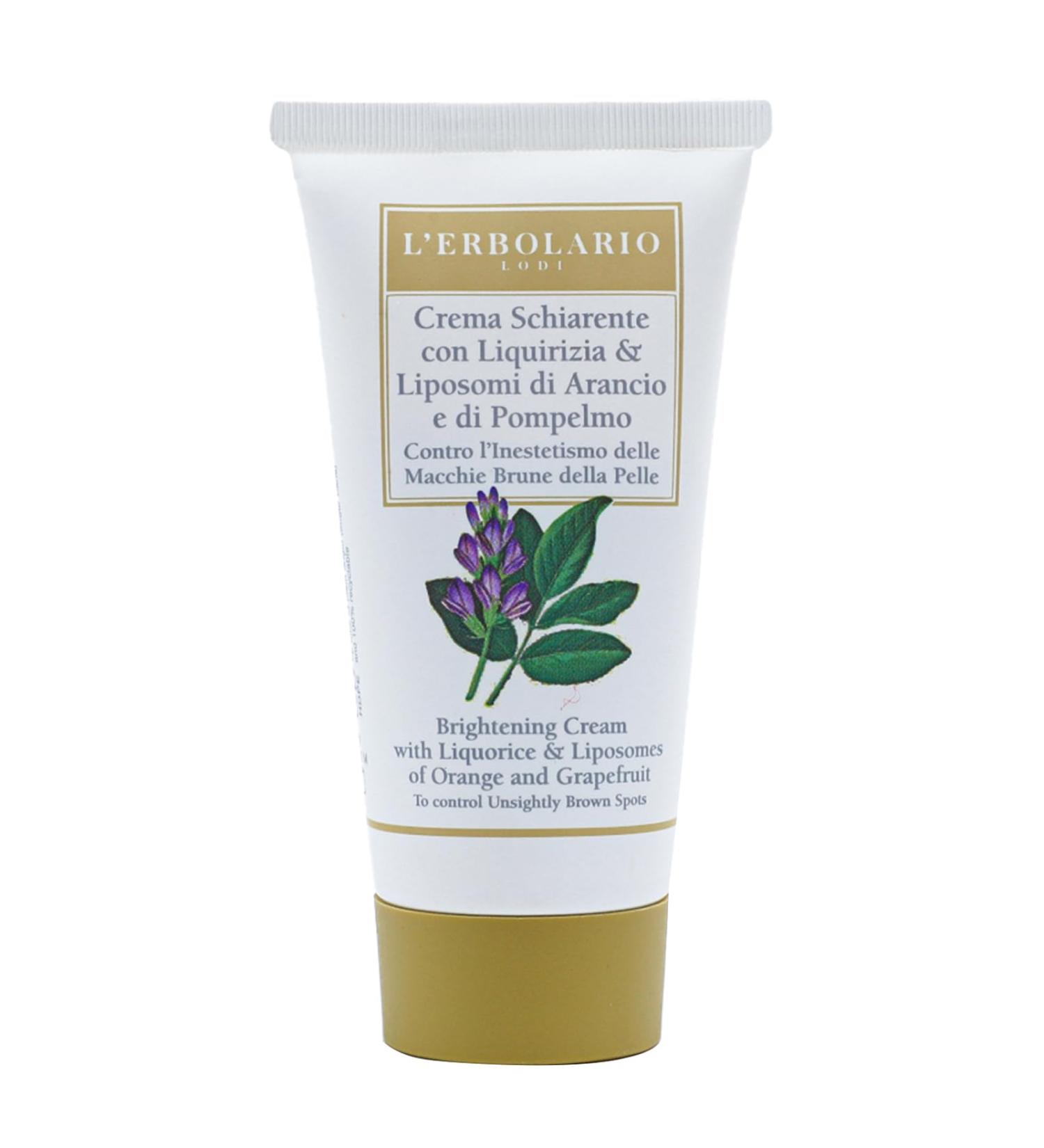 L'Erbolario Brightening Cream - Radiant Skin Face Cream with Vitamin C for Dark Spots - Paraben Free Moisturizer - 1.6 oz - Buy Online on SooperMarket.com