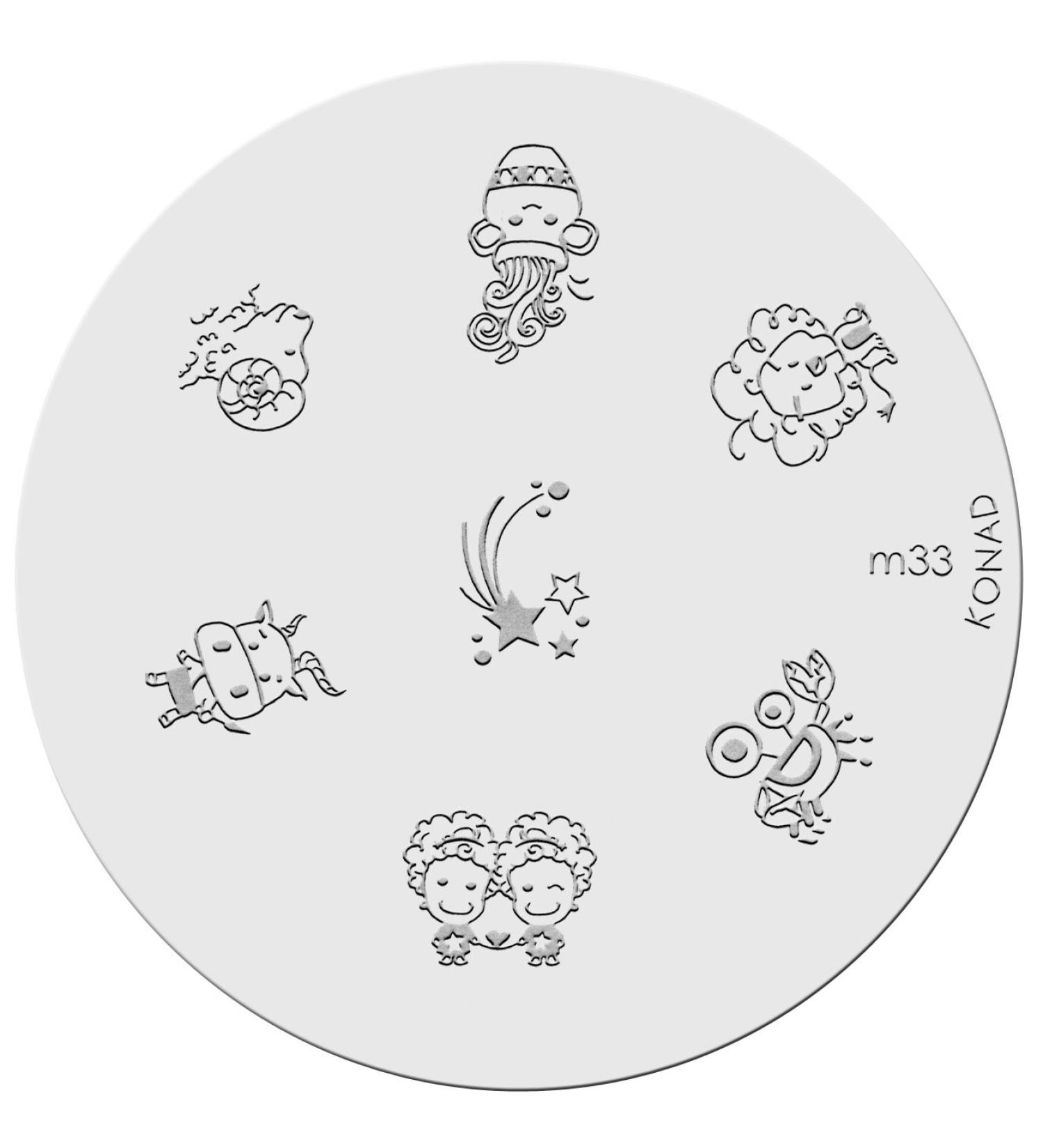 Stamping template # M-33