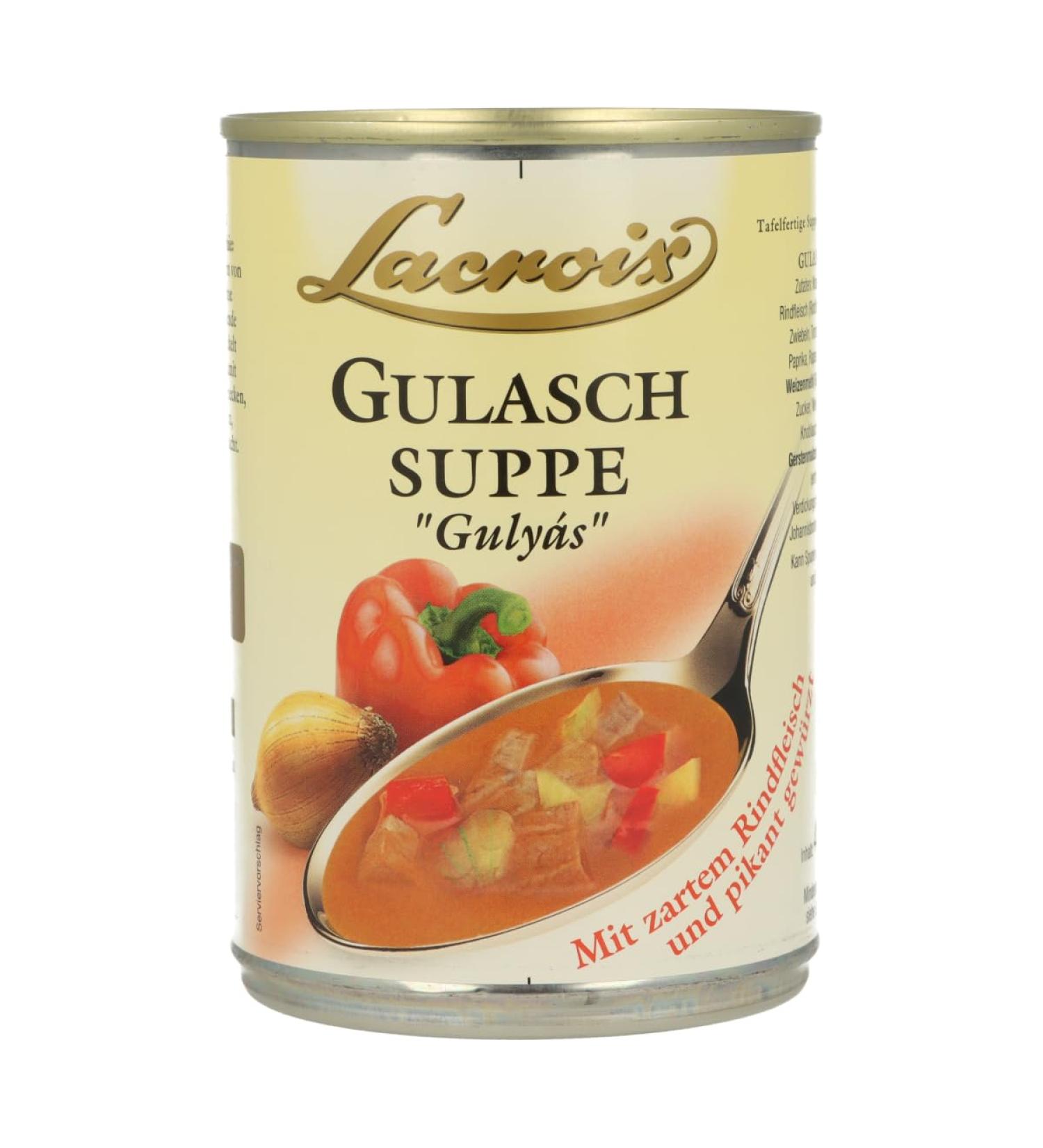 Buy Lacroix Goulash Soup 400ml - Authentic International Flavor - Fast Shipping Worldwide - Buy Online on SooperMarket.com