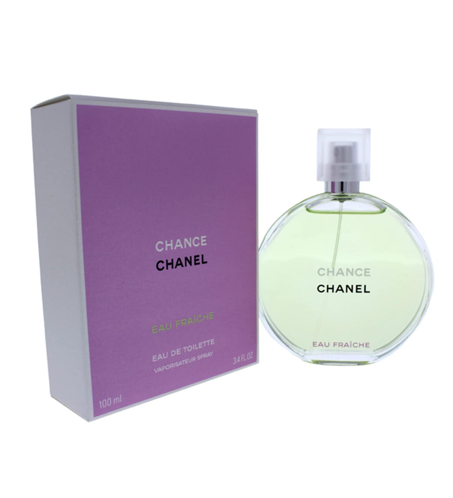 Chanel Chance Women Eau Fraiche Spray 3.4 oz Cedar,Floral,Fresh,Lemon 3.4 Fl Oz (Pack of 1)