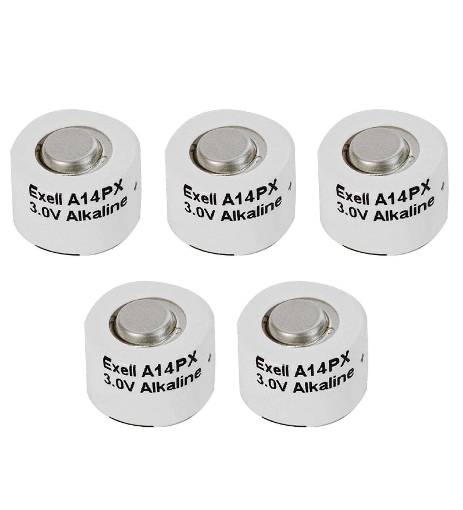 Buy 5pc Exell A14PX V14PXA A14PX PX14A TR112 EPX14 3V Alkaline Batteries International Shipping Available - Buy Online on SooperMarket.com