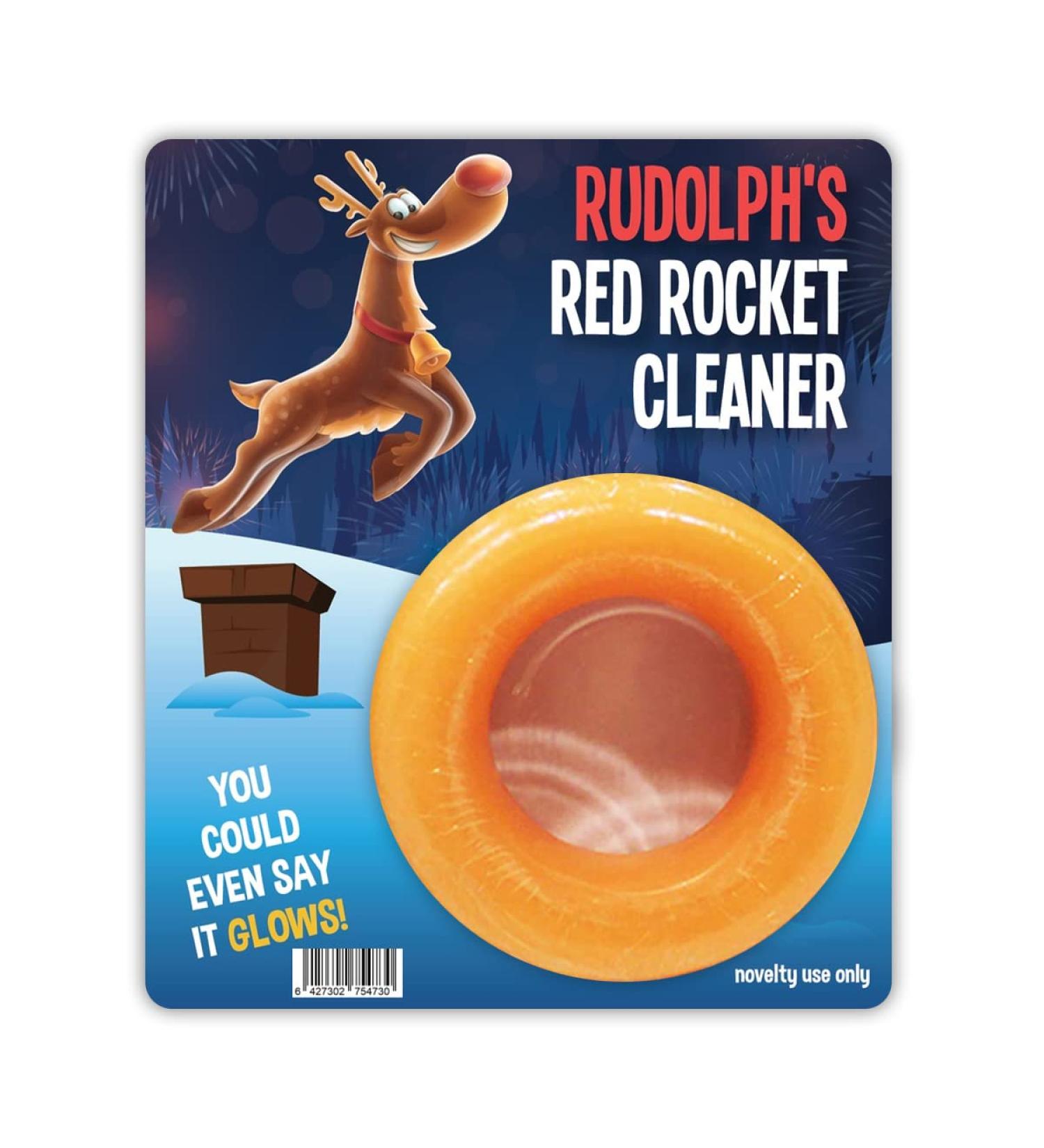Rudolph s Red Rocket Cleaner - Fun Christmas Soap for Men | Unique Holiday Gift for Husband | Light Scented Xmas Humor Soap - Buy Online on SooperMarket.com