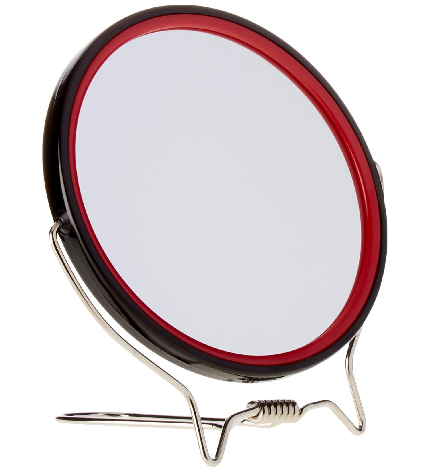 TITANIA shaving mirror men diameter 13 cm black 1 pack (1 x 162 g)