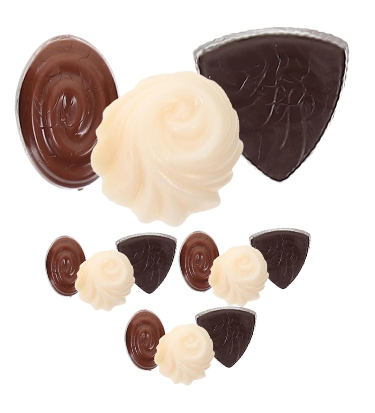Vaguelly Artificial Chocolate Prop 12pcs Chocolate Decor Shop Display Prop Dessert Pvc Window Artificial Food Props - Buy Online on SooperMarket.com