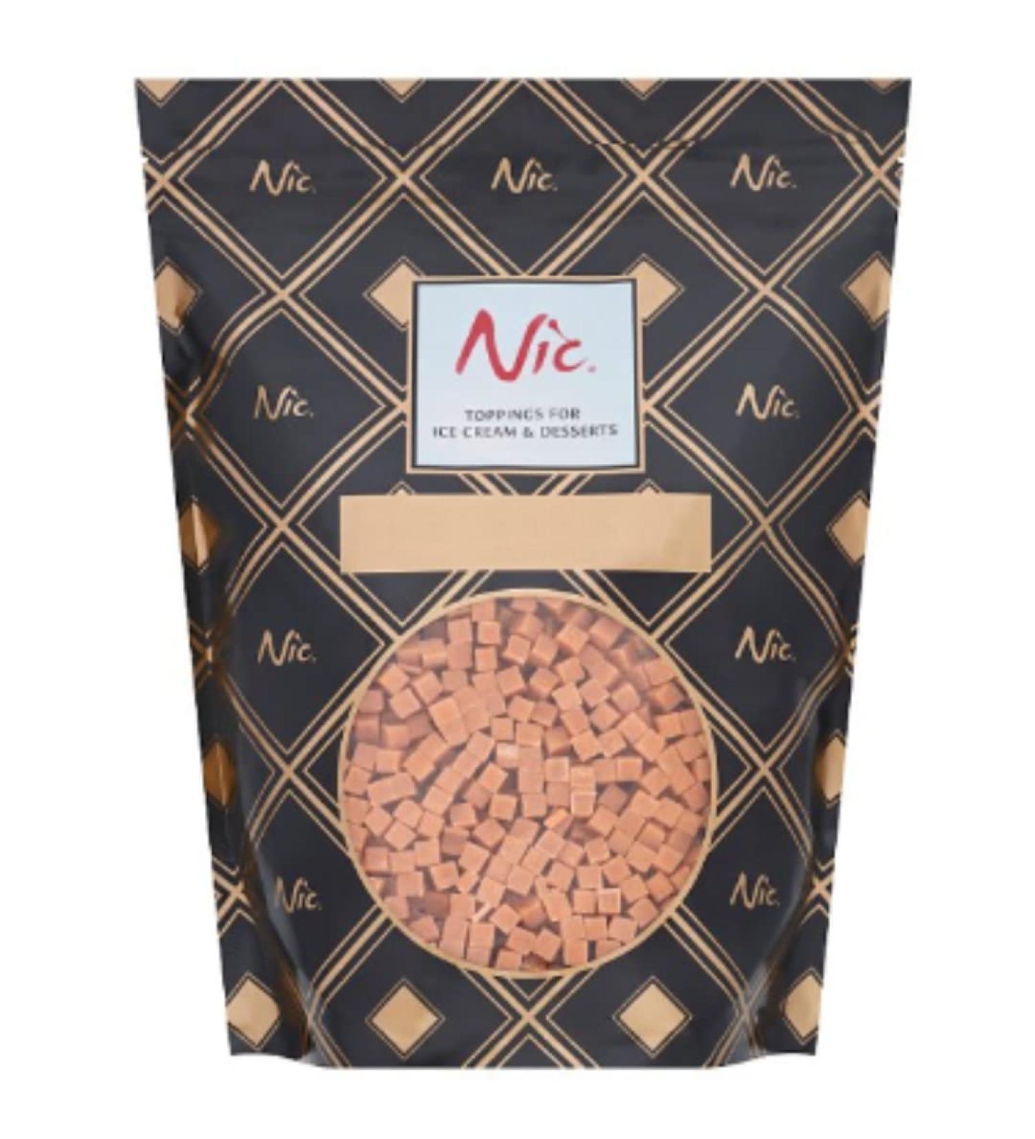 Nic Caramel Mini Fudge Cubes 1000g x 6 Caramel Cubes 6