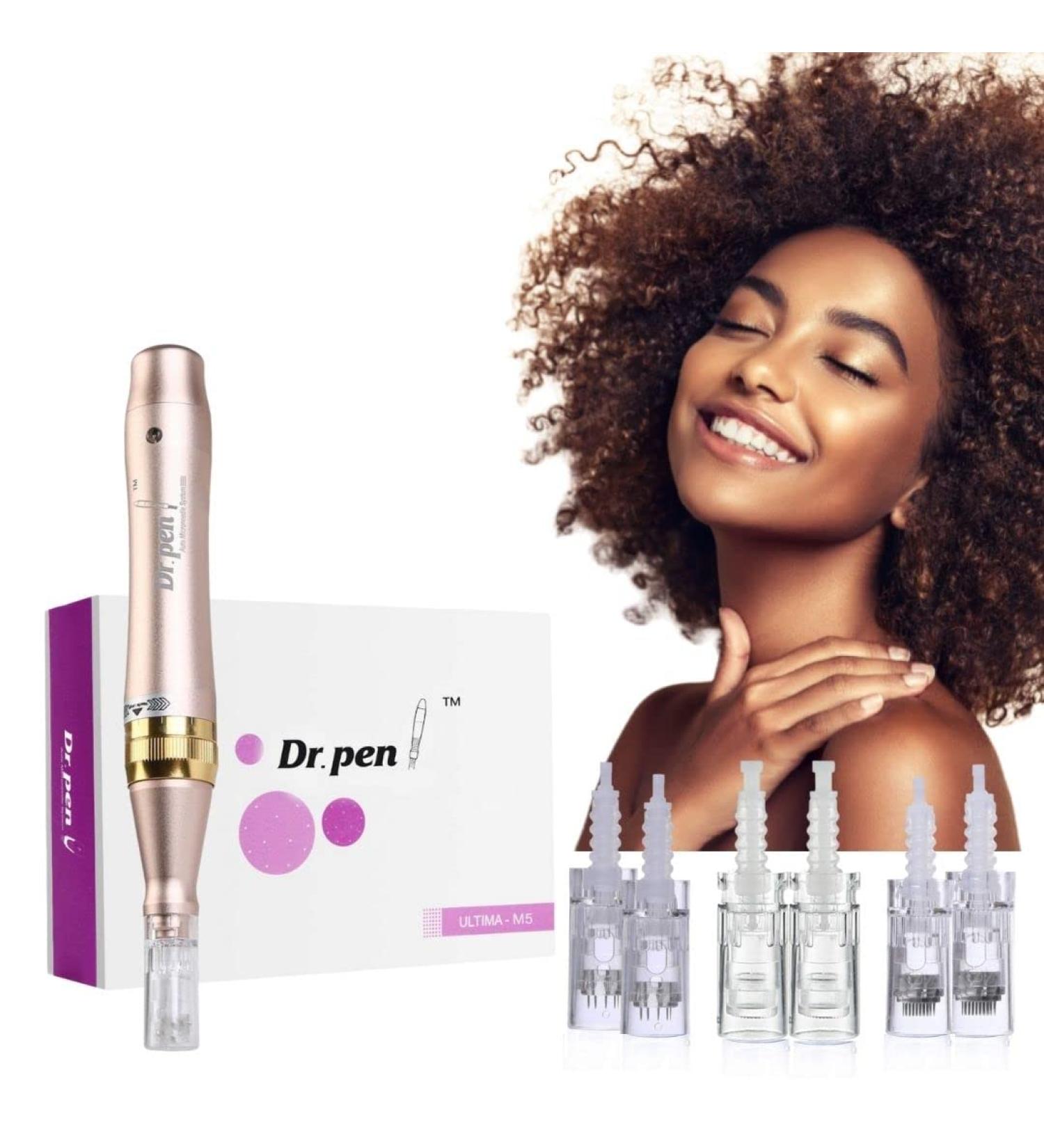 Dr. Pen Ultima M5 Professional Kit - Multi-function Wireless Derma Beauty Pen - Skin Care Tool Kit - 12pins & 36pins & Round Nano Cartridges - Buy Online on SooperMarket.com