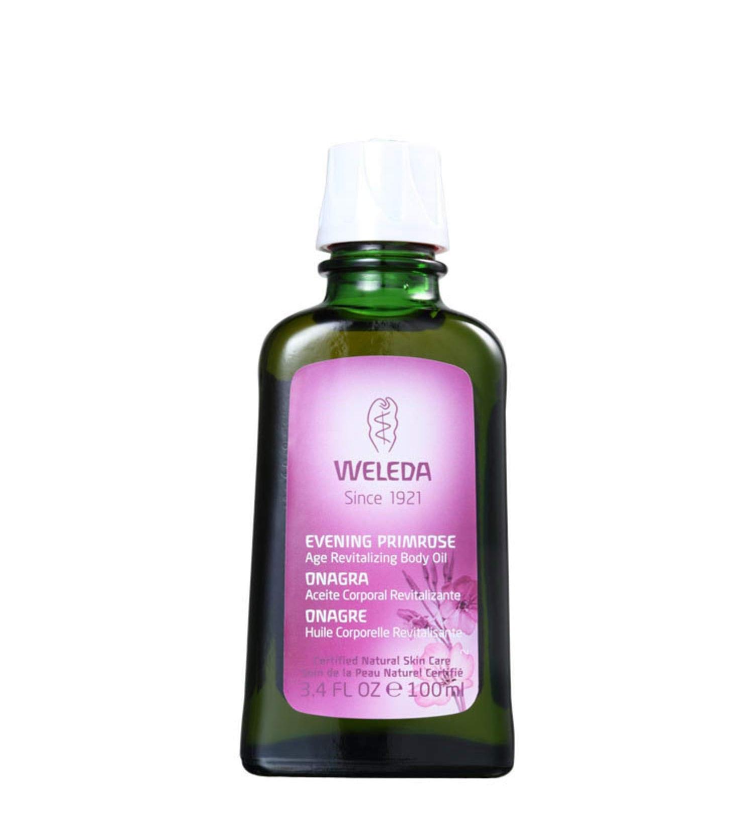 Weleda Evening Primrose Age Revitalising Body Oil 100ml | Natural Anti-Aging Skincare - Buy Online on SooperMarket.com