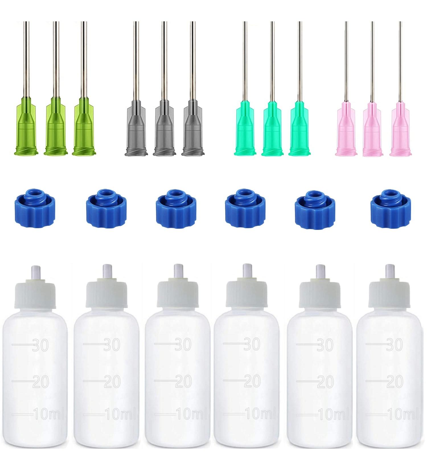 Expesumas 30ml Glue Applicator Bottles - 6 Pcs Plastic Dropper Bottles for Crafts & DIY Projects - Buy Online on SooperMarket.com