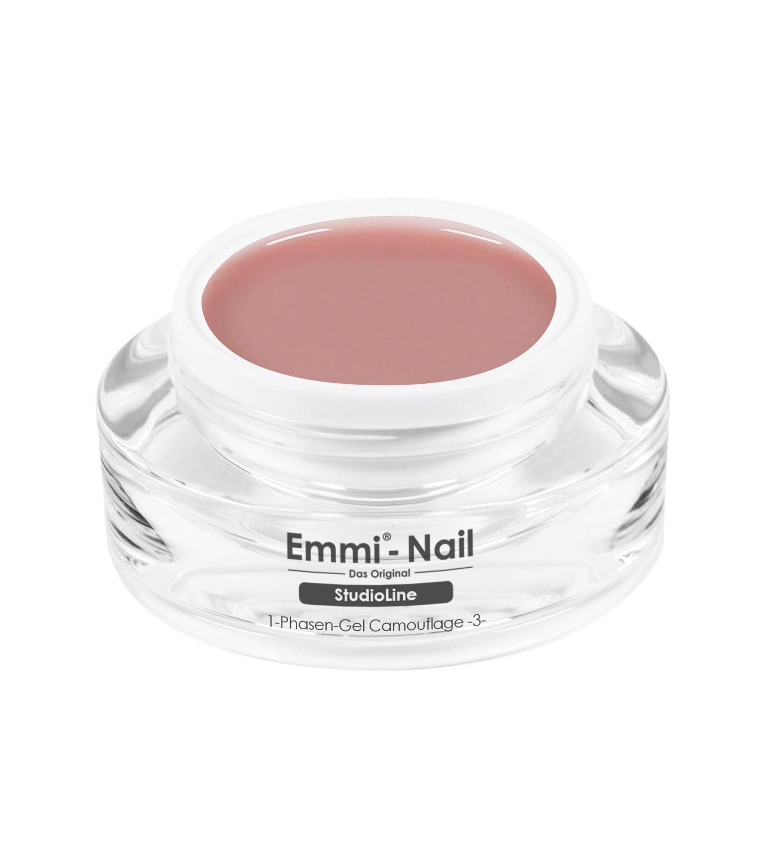 Emmi Nail Studioline 1-Phase Camouflage Gel - LED UV All-in-One Primer Structure & Sealing - 15ml (Middle Viscosity) - Best for Nail Art - Buy Online on SooperMarket.com