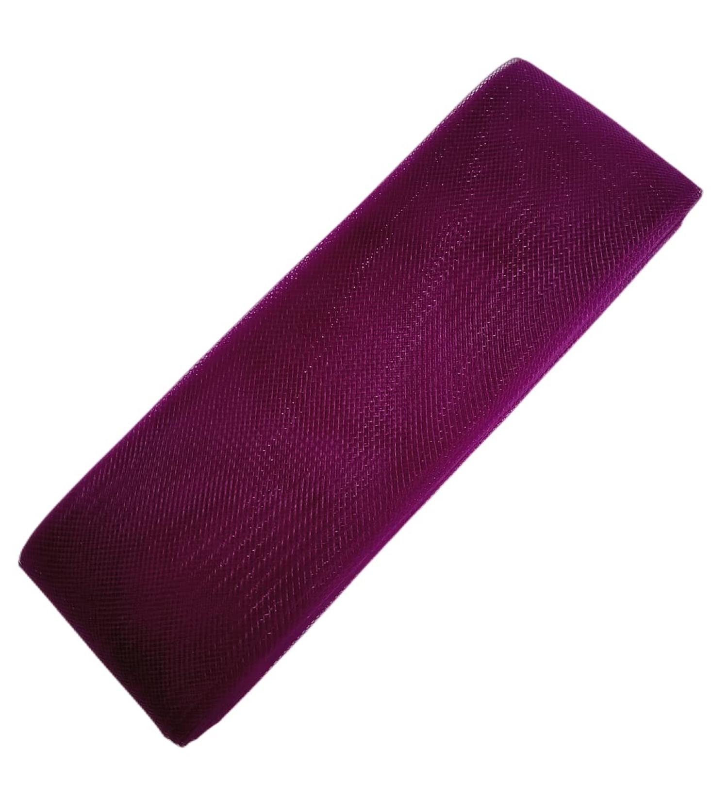 Abbaoww 4 Inch Wide Stiff Horsehair Braid - 25 Yards for Wedding Dress & Dance Gowns - Fuschia - Buy Online on SooperMarket.com