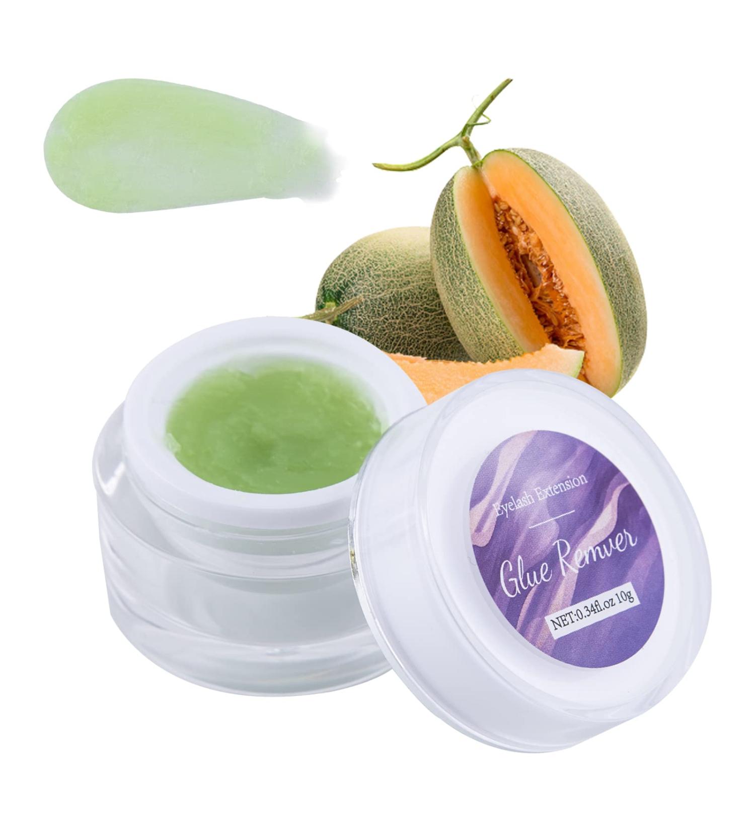 TEAMOLL Eyelash Extension Remover Cream 10g - Gentle Glue Remover with Special Cantaloupe Flavor - Buy Online on SooperMarket.com