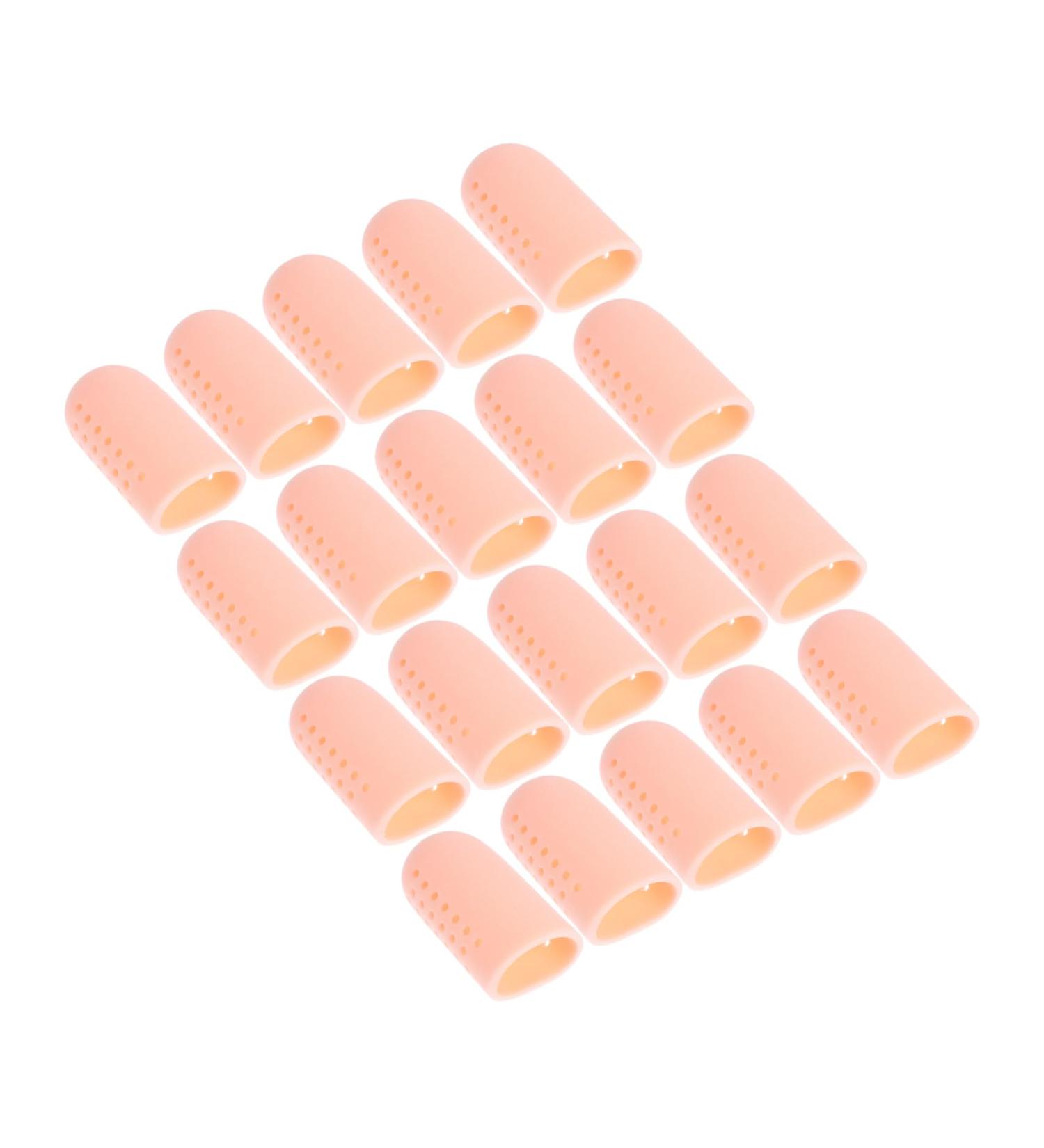 Healeved 20pcs Silicone Toe Sleeves - Toe Protector for Anti-Cracking and Corns Care - Buy Online on SooperMarket.com