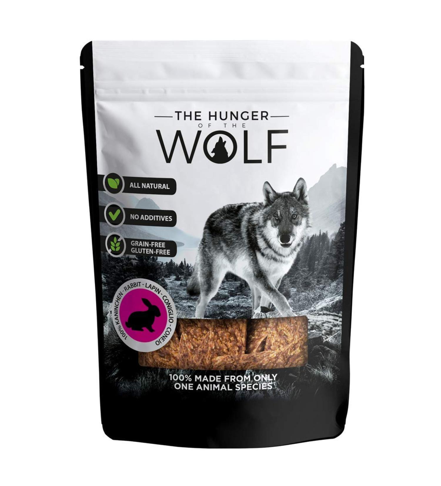 The Hunger of the Wolf 100% Rabbit Dog Snack - 200g for All Breeds | Premium Dog Treats - Buy Online on SooperMarket.com