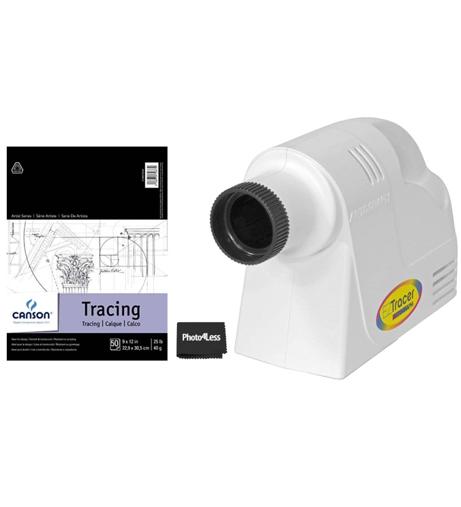 Artograph EZ Tracer Art Projector + Canson Tracing Paper 9X12 | Wall & Canvas Image Reproduction Kit - Buy Online on SooperMarket.com
