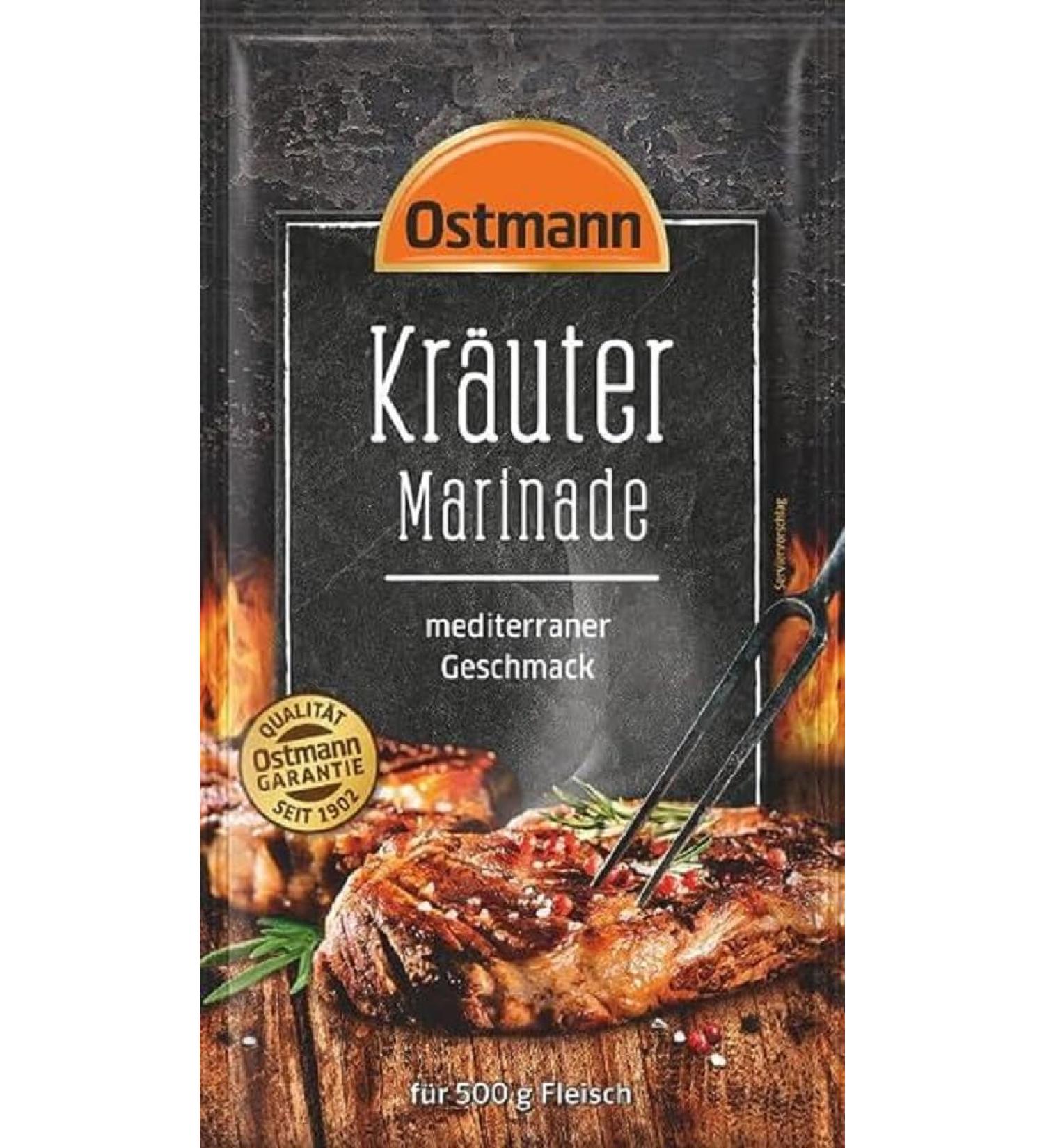 Ostmann Liquid Grill Marinade - Mediterranean Herbal Spice Mix for 500g Meat | 60ml Bottle | Perfect for Grilling & Flavoring Dishes - Buy Online on SooperMarket.com