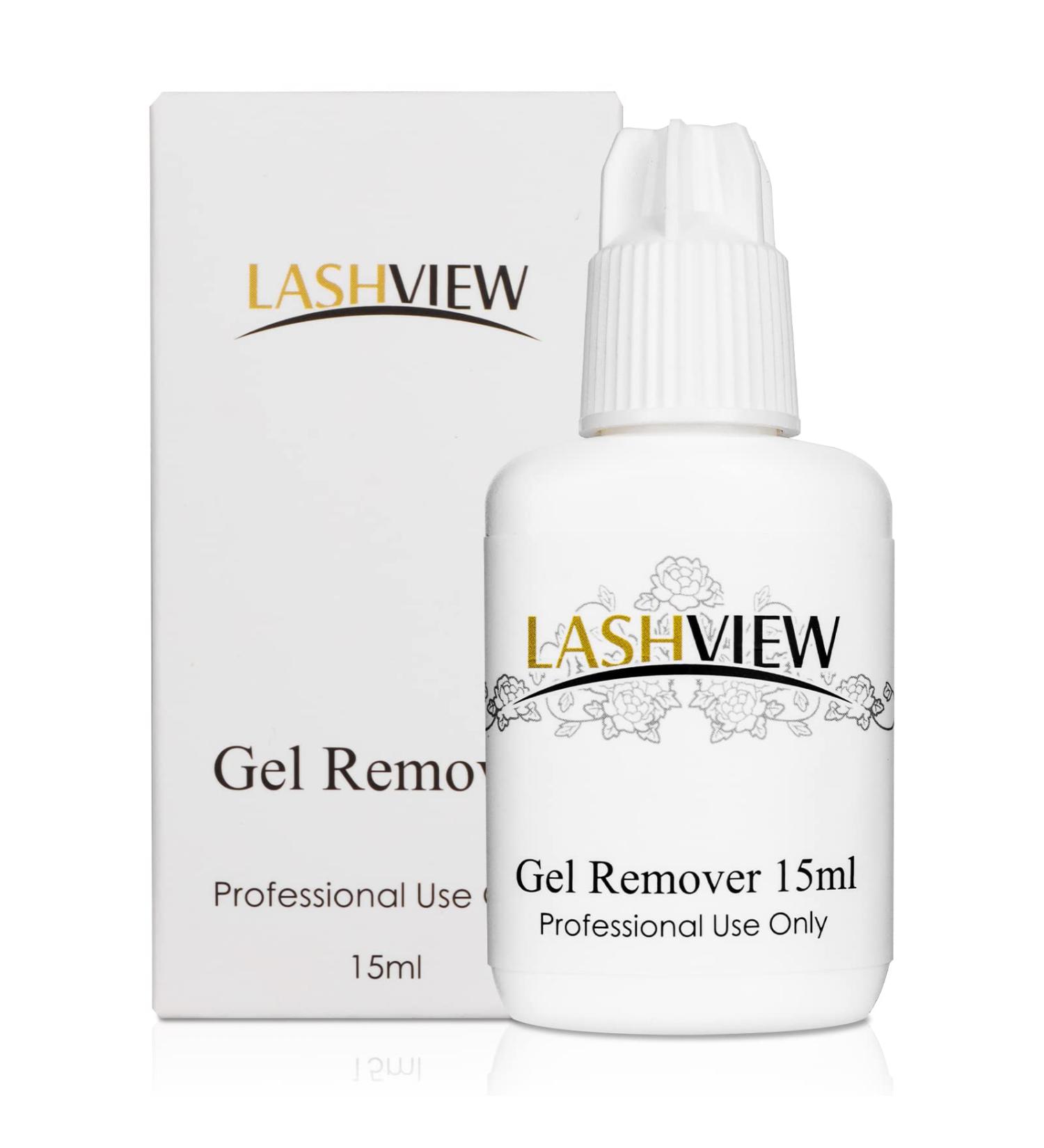 LASHVIEW Eyelash Extension Remover 0.51 Fl Oz - Professional Gel Remover - Fast Adhesive Dissolution in 60 Seconds - Buy Online on SooperMarket.com
