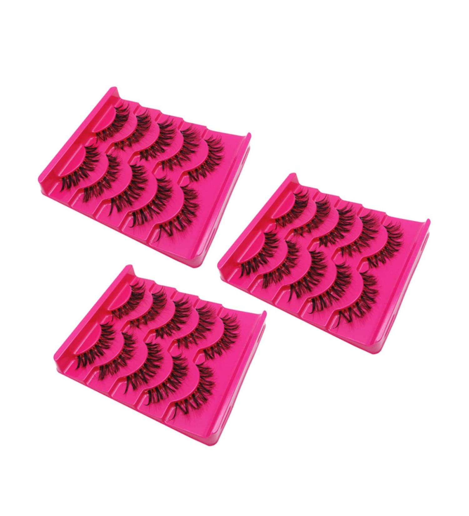 Healeved 15 Pairs Fake Eyelashes Thick Volume Eyelash Fake Natural Lash Reusable Lashes Fake Lash Makeup Eyelash Fluffy Eyelash False Lash Makeup Lash Dense Eyelash False Eyelashes - Buy Online on SooperMarket.com