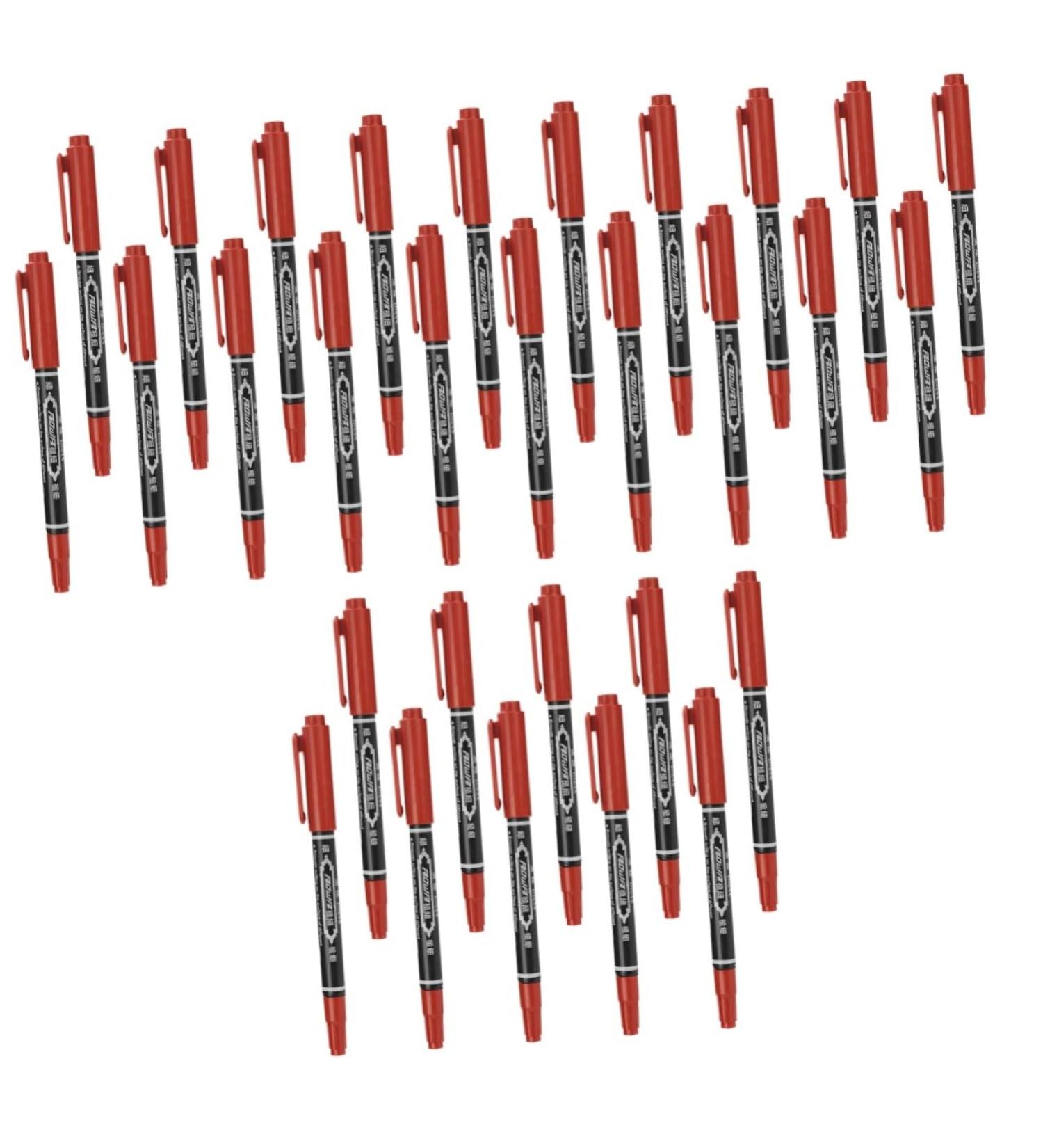 Beavorty 30 Pcs Eyebrow Marker Pen White Eye Liner Pencils Dual Tip Markers Pen Tool Perforation - Buy Online on SooperMarket.com