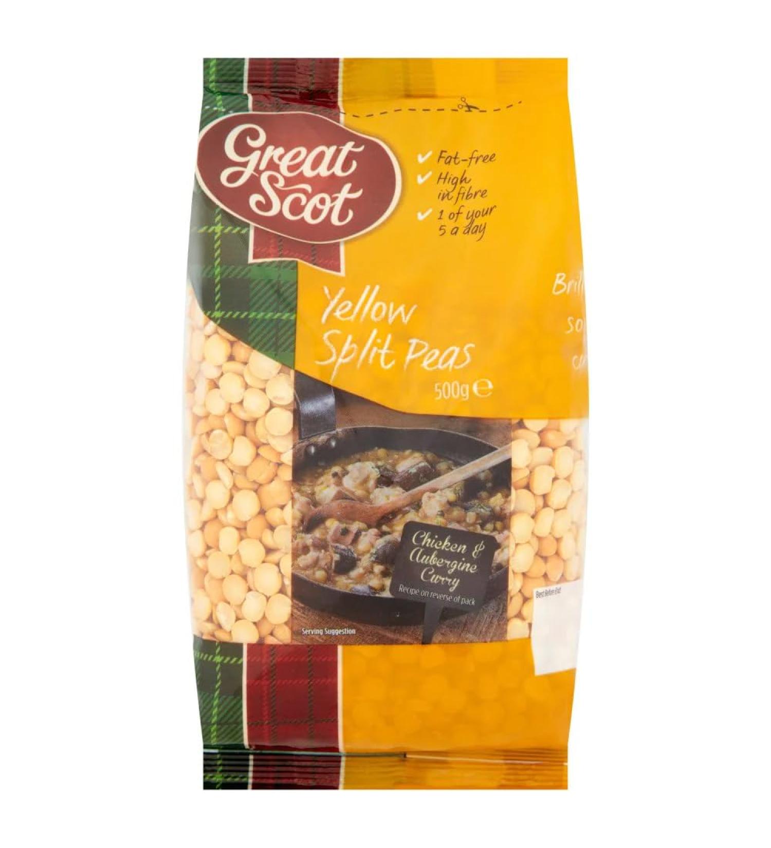 MASGreat Scot Yellow Split Peas 500g-Food