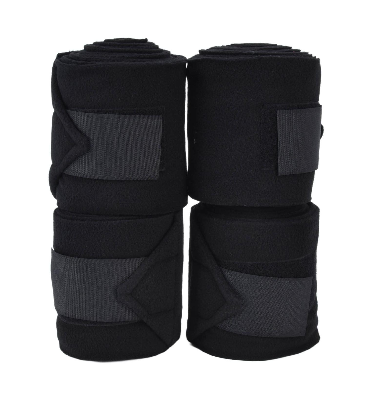 Horse Wraps 4 PCS Soft Adhesive Horse Leg Wraps Breathable Bandage with Sticky Tape for Livestock Cow Horse Black or Red - Buy Online on SooperMarket.com