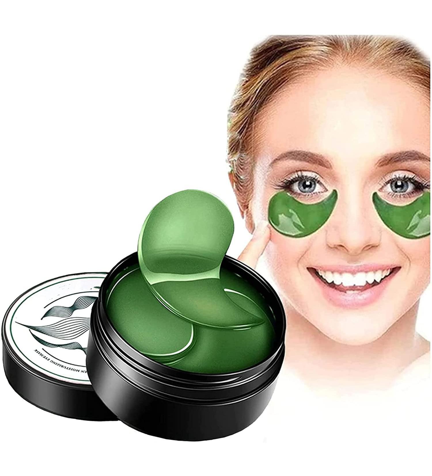 Seaweed Eye Mask for Wrinkle Removal & Dark Circles - 60 PCS Tightening Eye Patches for Puffy Eyes & Revitalized Skin - Buy Online on SooperMarket.com