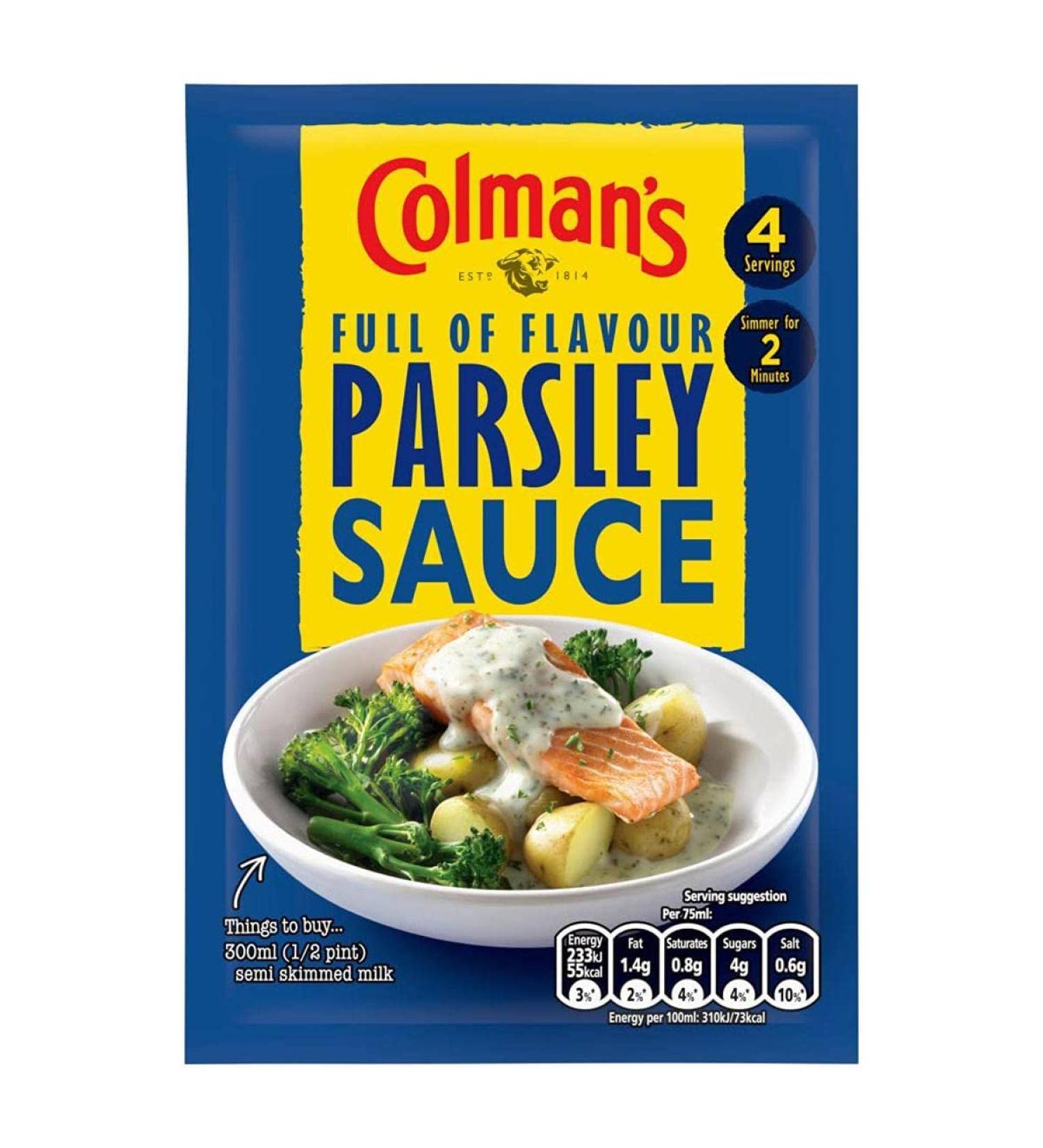 Colman's Parsley Sauce Mix 20g: Delicious and Easy to Prepare - Buy Online on SooperMarket.com